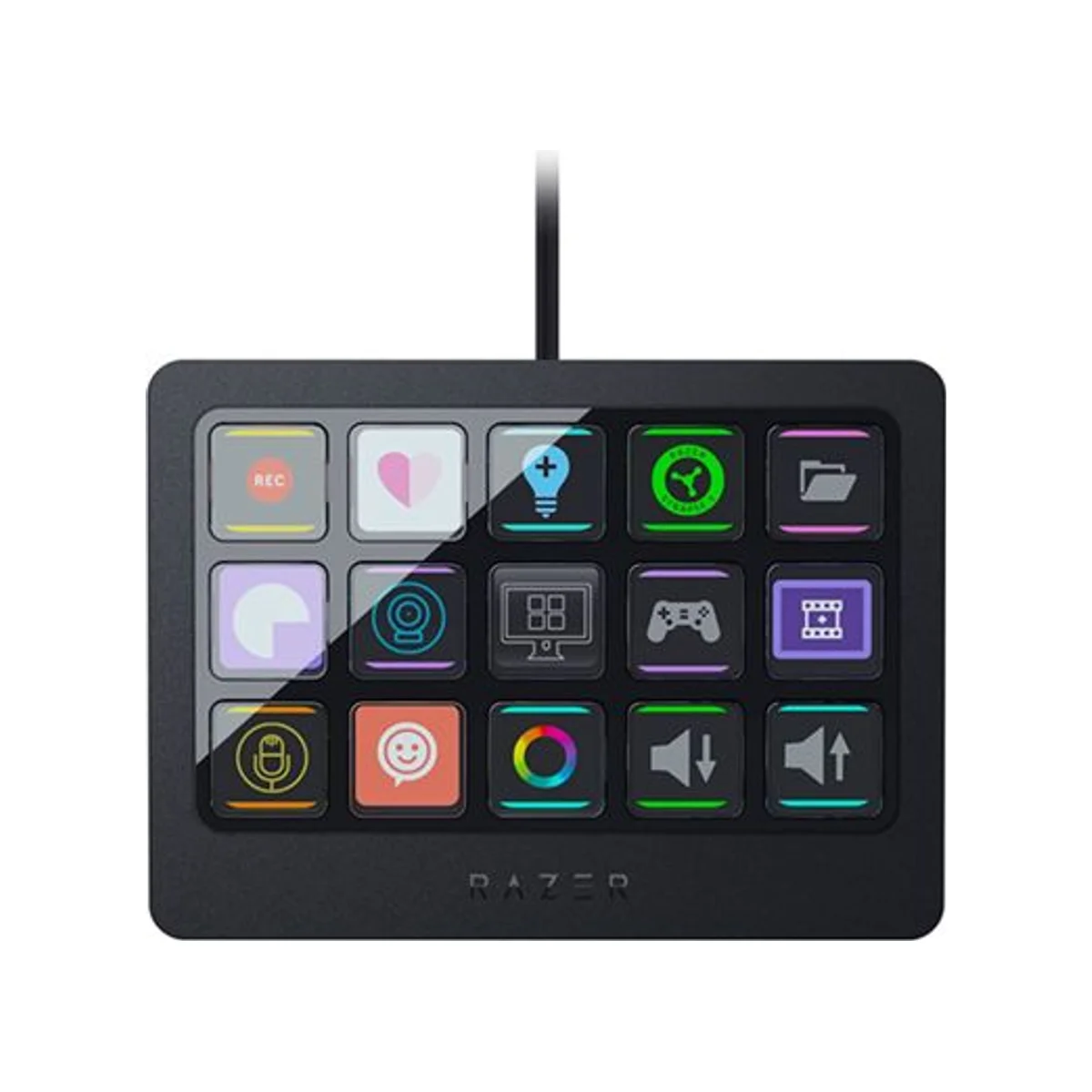 RAZER Stream Controller X Multi-Link Macros All-In-One Keypad for Streaming - RZ20-04790100-R3M1