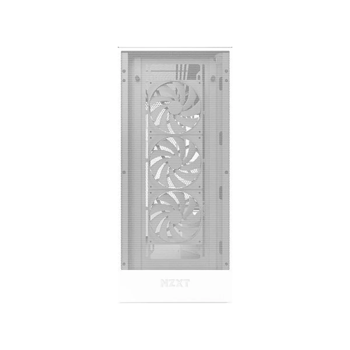 NZXT H7 Flow Mid-Tower ATX Airflow Case - White - CM-H72FW-01 view 3