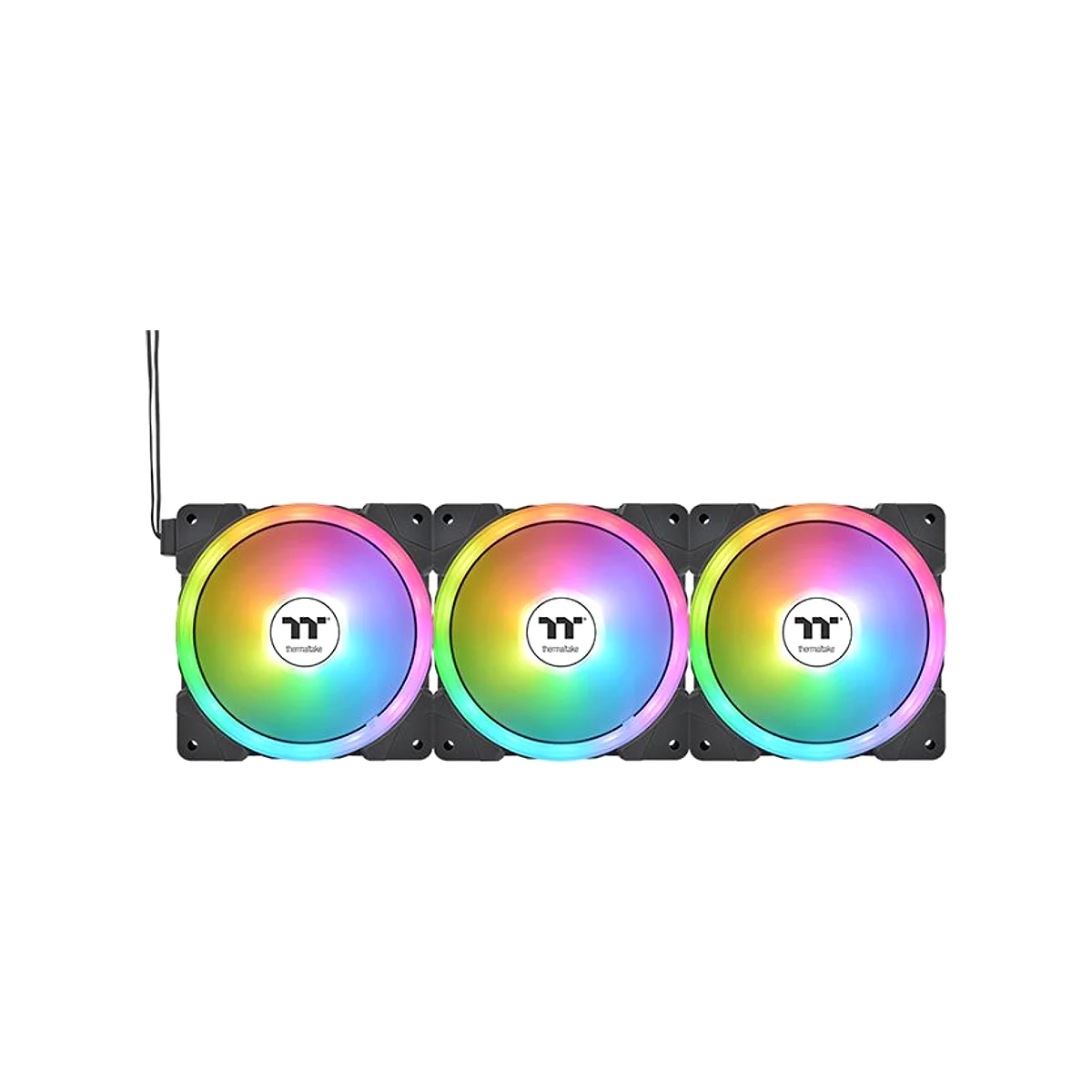 Thermaltake SWAFAN EX12 ARGB Sync 3-Fan Pack Cooling Fan - Black - CL-F167-PL12SW-A