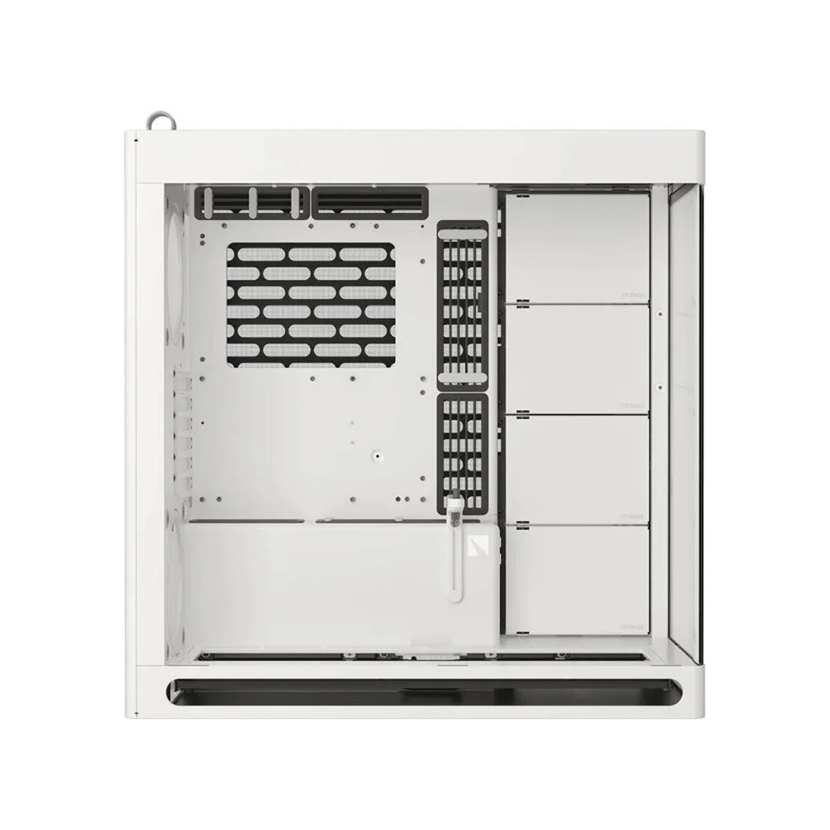 HAVN HS 420 Airflow Dual-chamber Mid-Tower Gaming Case - White - HVN-CA-HS420-05 view 3