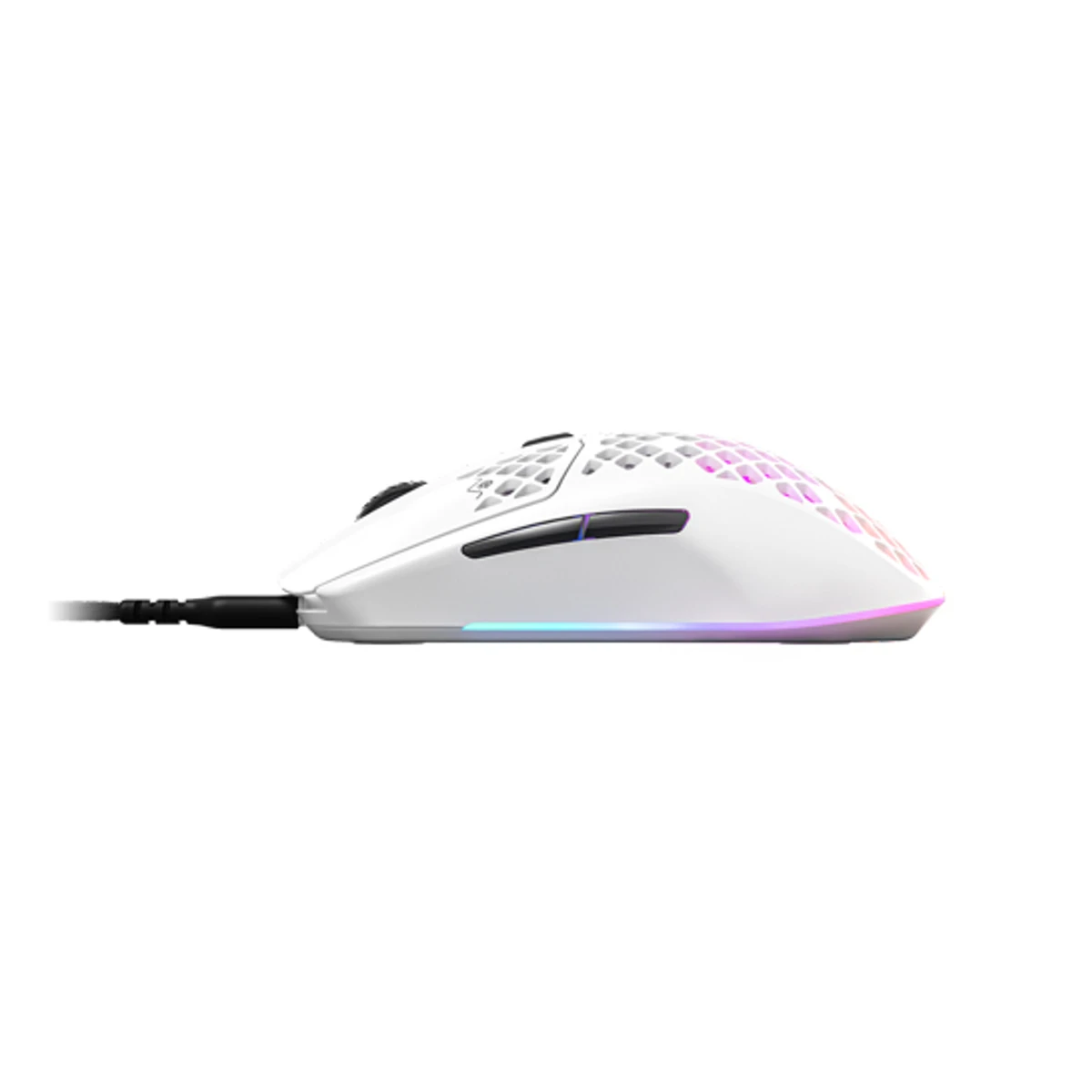 SteelSeries Aerox 3 (2022) Wireless Gaming Mouse - Snow (TrueMove Core, 59g, IP54, 80M Click Switches, PTFE Skates) - 62608 view 2