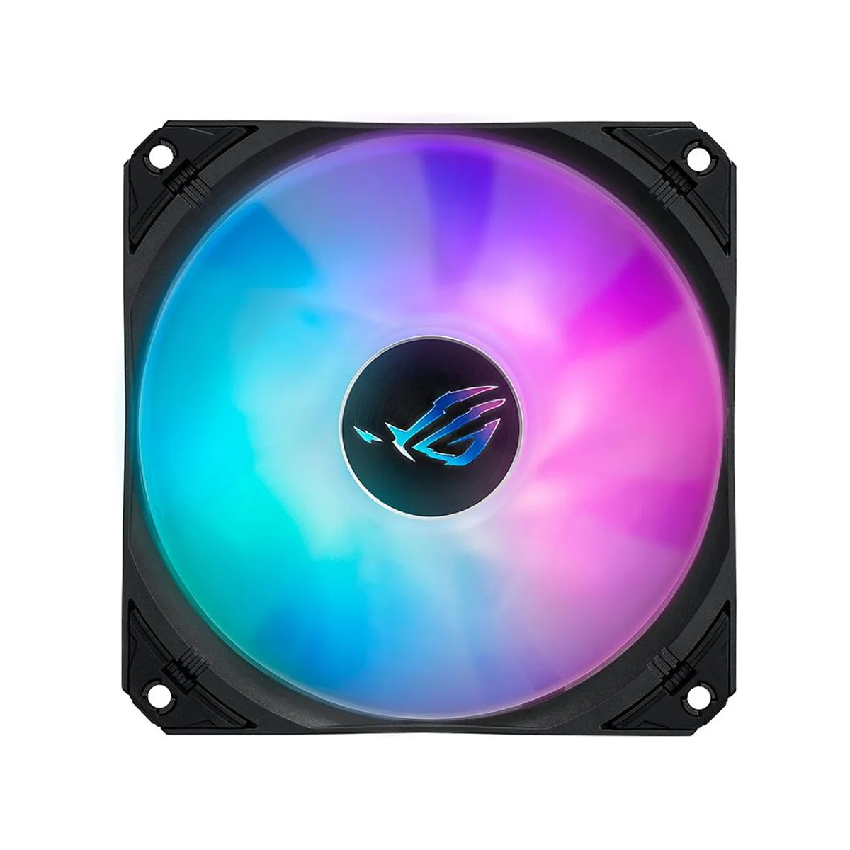ASUS ROG STRIX LC III LCD 360mm ARGB CPU Liquid Cooler - Black (360mm Radiator, 3x 120mm PWM Fans, 2.1" IPS LCD, Aura Sync) - 90RC00W1-M0UAY0 view 4