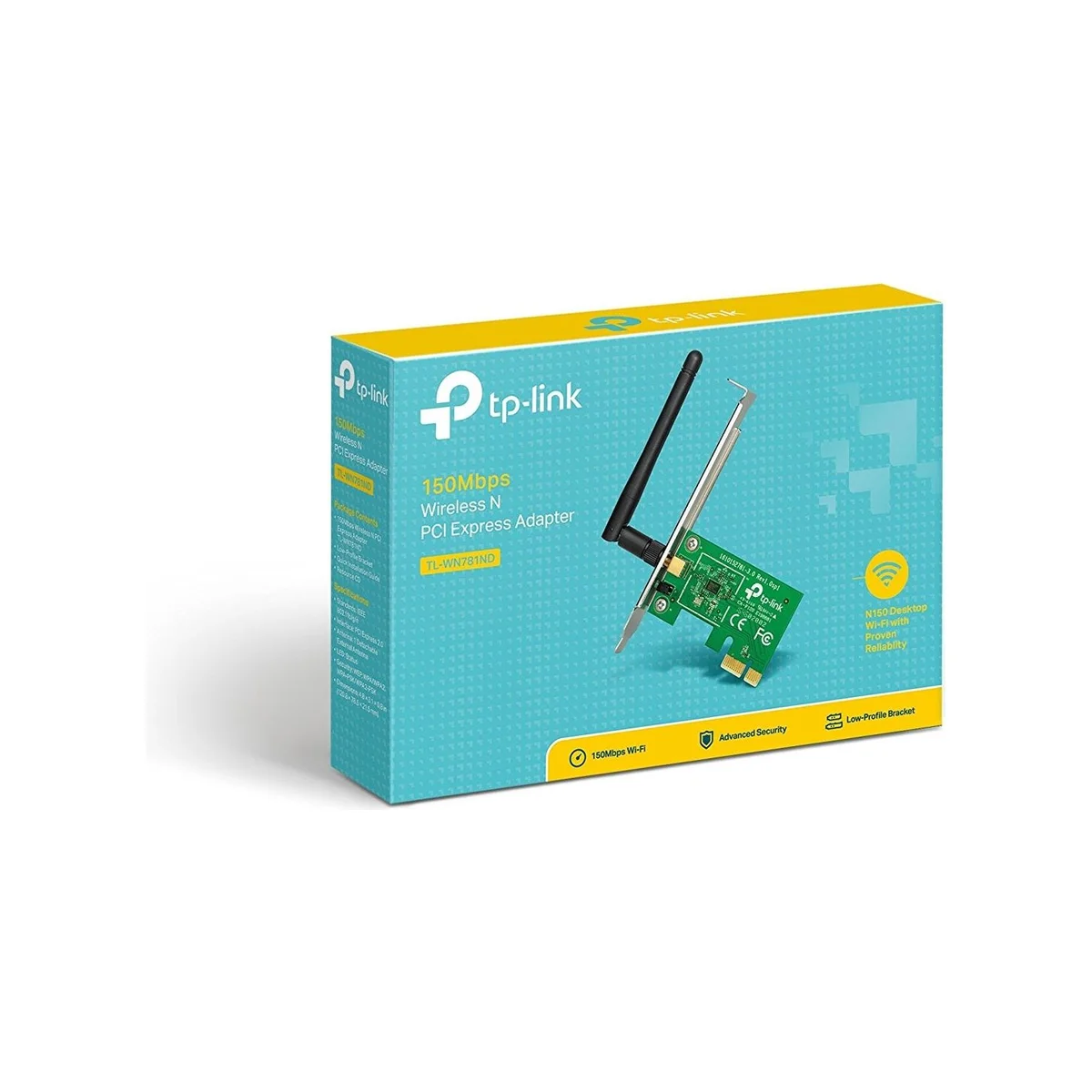 TP-LINK TL-WN781ND 150Mbps Wireless N PCI Express Adapter (PCIe, 2.4GHz, WPA2 Security) view 3