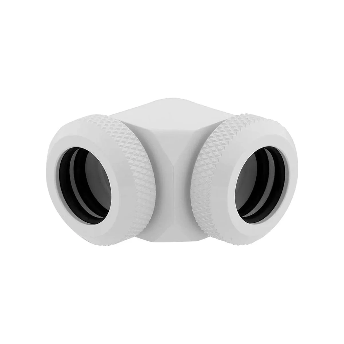 CORSAIR Hydro X Series XF Hardline 90° 12mm OD Fitting Twin Pack — White - CX-9052027-WW view 3