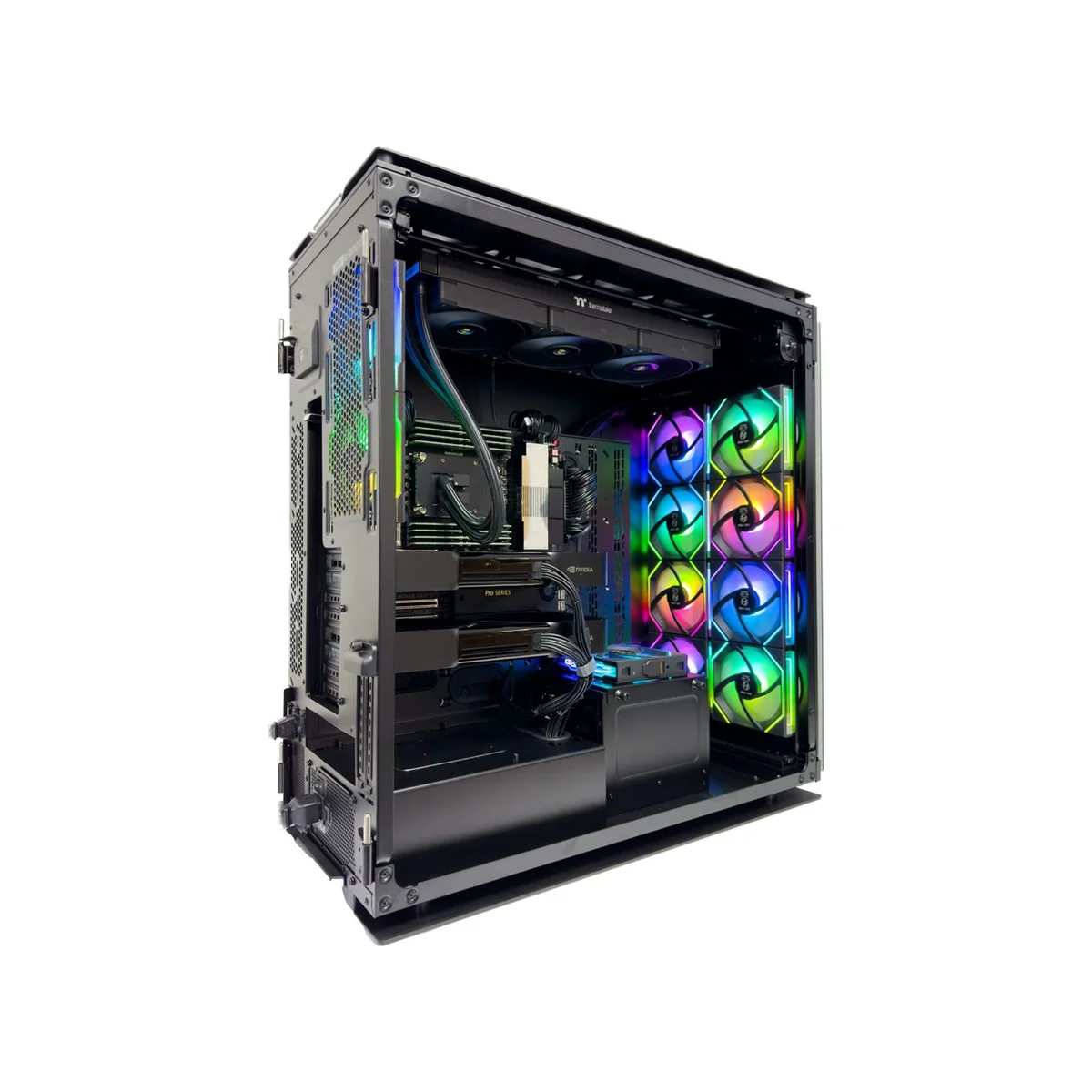 Hyperion AI Workstation (Threadripper Pro 9995WX, 512GB DDR5, 2x RTX PRO 6000 96GB) - Hyperion_AI_Workstation view 5