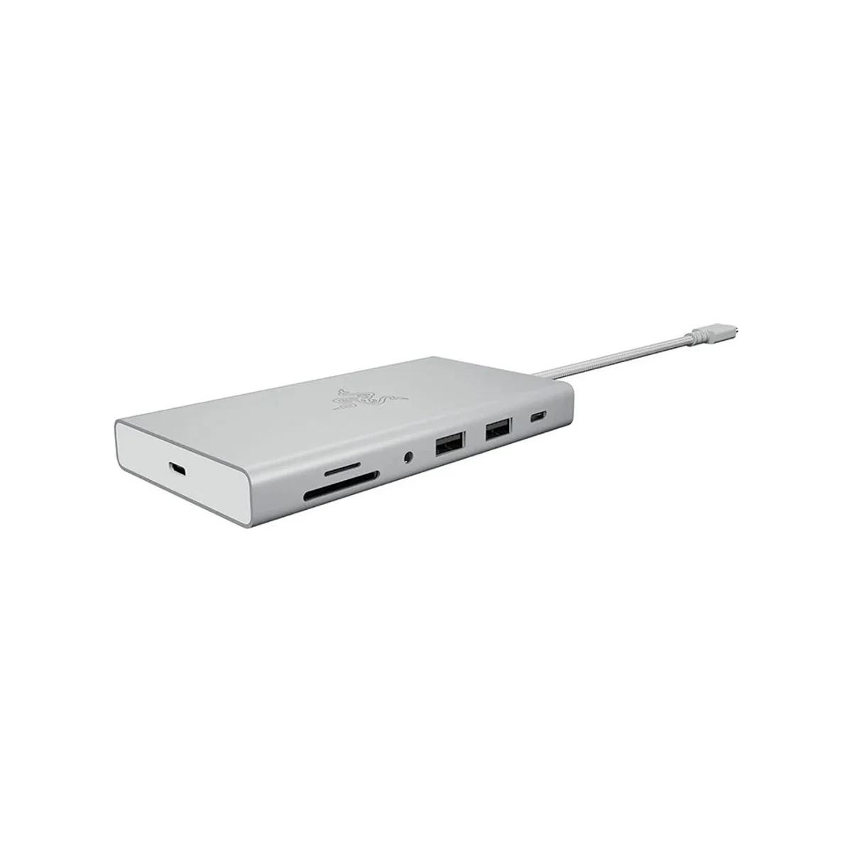 Razer 11-Port USB-C Mercury Docking Station (4K 60Hz, 85W PD, Gigabit Ethernet) - White - RC21-02250200-R3M1 view 3
