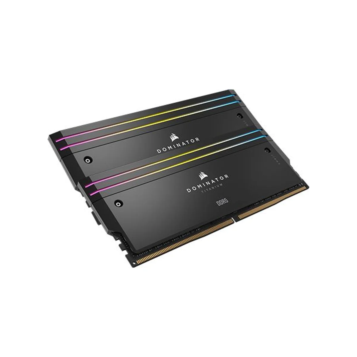 Corsair Dominator Titanium RGB 32 GB (2X16) DDR5 6400MHz RAM Memory (CL32, Black) – CMP32GX5M2B6400C32 view 3