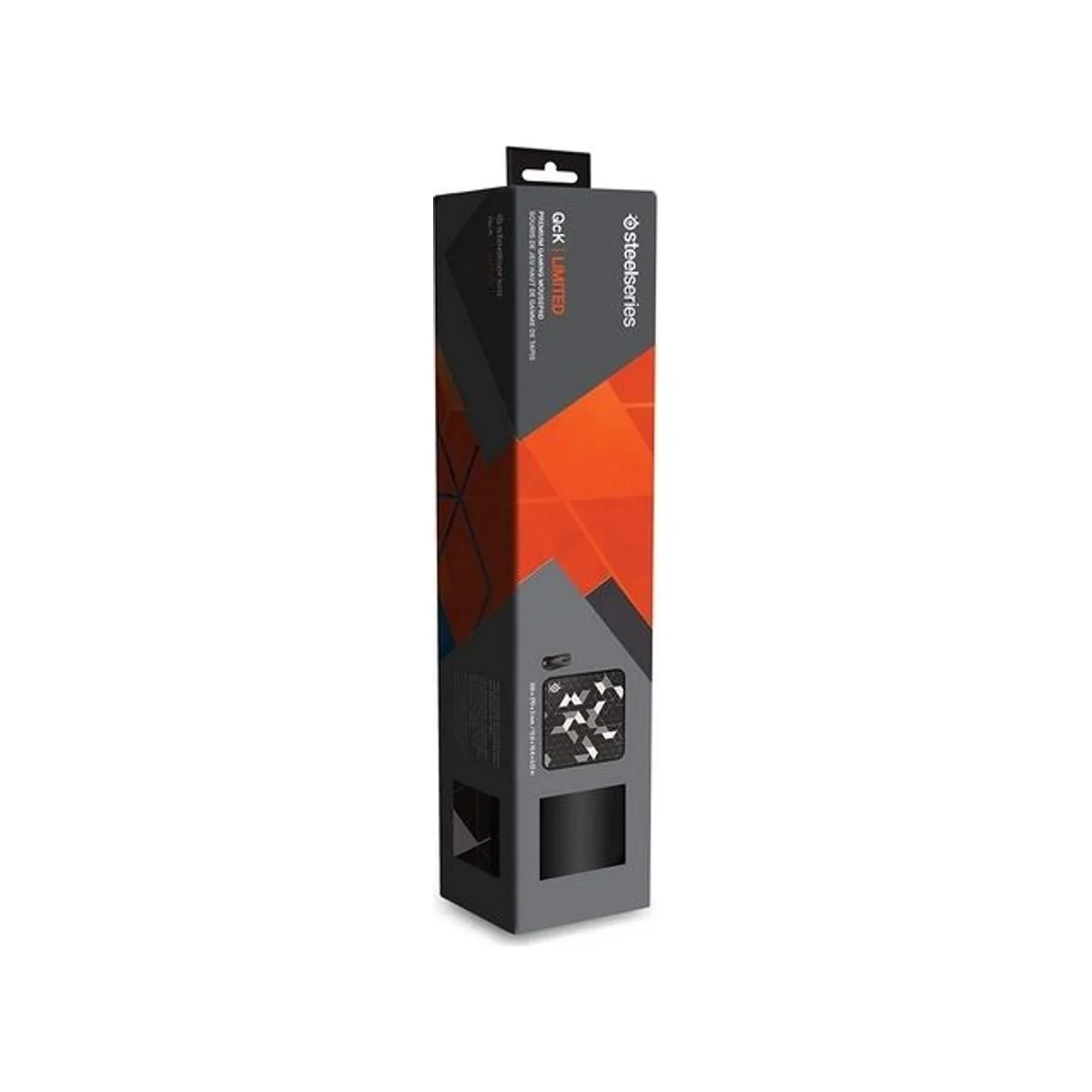 SteelSeries QcK Limited Gaming Mousepad | Black - Micro-Woven Cloth, Never-Fray Stitching, Non-Slip Base - 63400 view 5