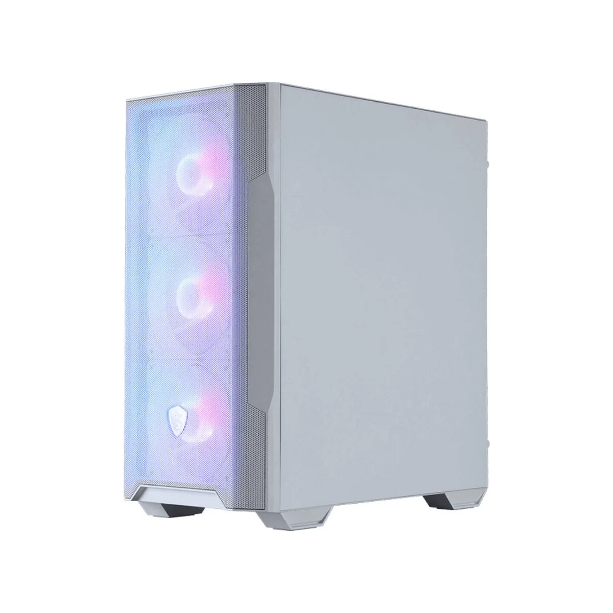 MSI MAG FORGE M100R Tempered Glass ARGB ATX Gaming Case - White - 306-7G20W23-HH9 view 2