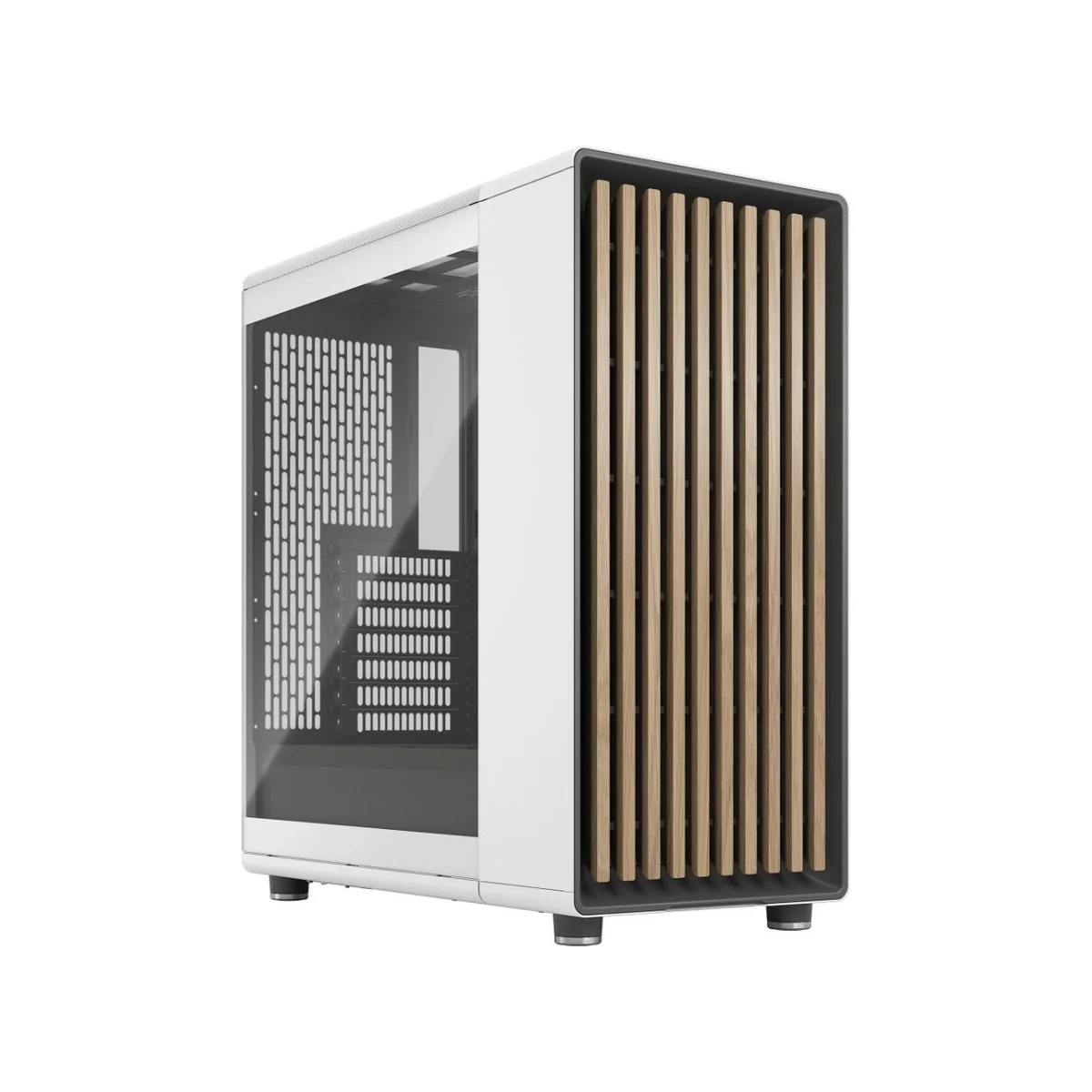 Fractal North Clear Tint Tempered Glass ATX Gaming Case - White - FD-C-NOR1C-04