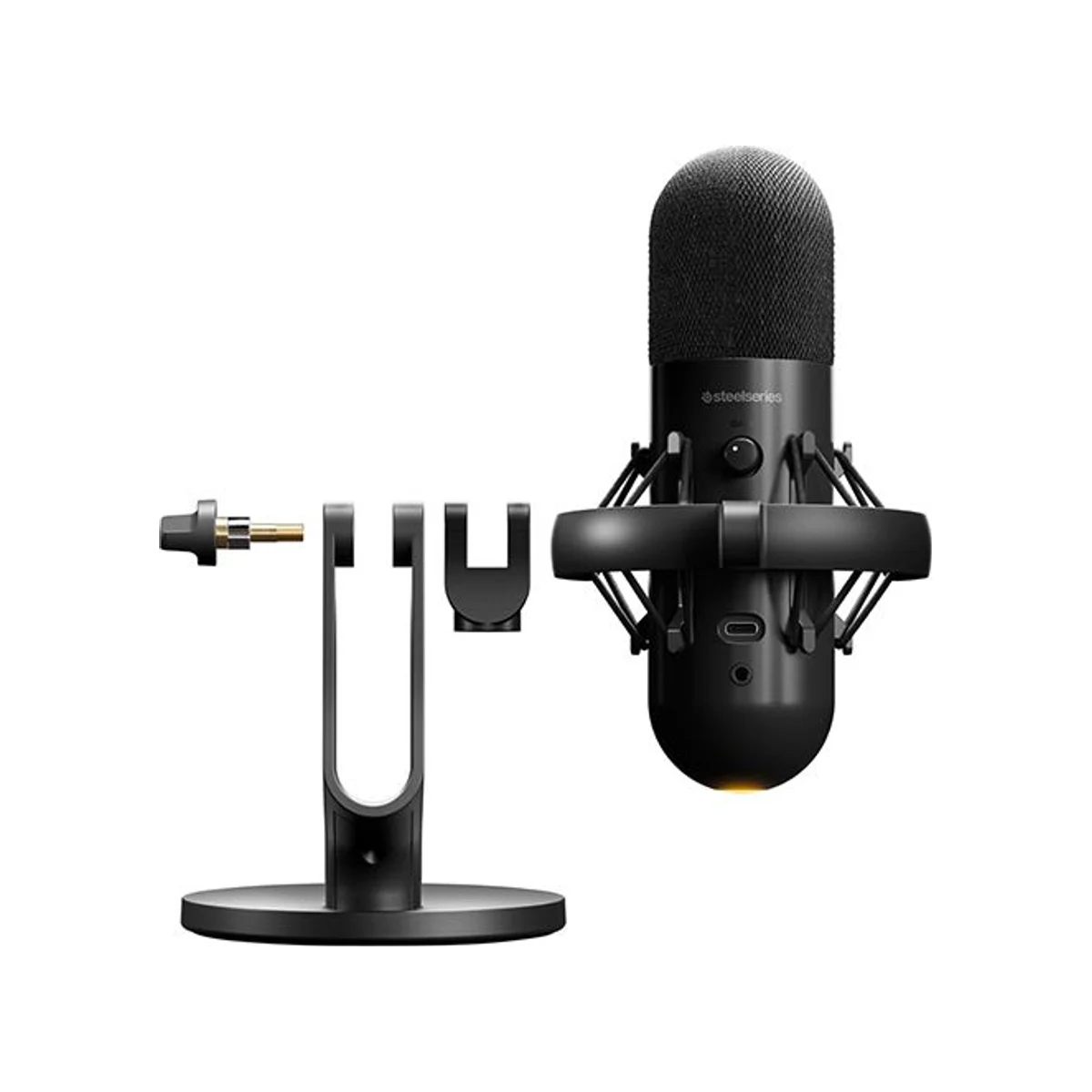 SteelSeries Alias USB RGB Gaming Microphone - Black (Cardioid, 24-bit/48kHz, ClearCast Capsule) - 61601 view 2