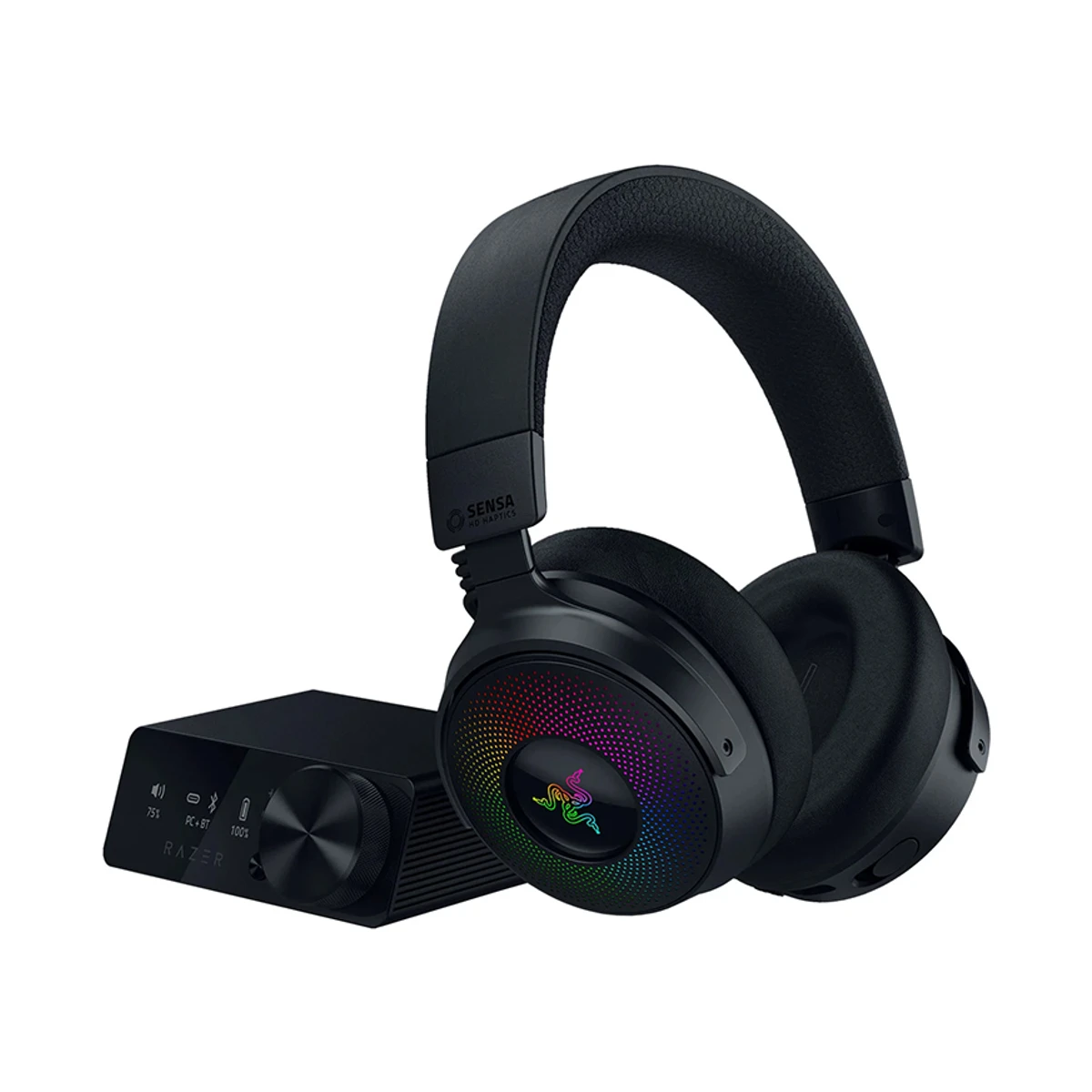 Razer Kraken V4 Pro RGB With OLED Control Hub Wireless Gaming Headset - Black | RZ04-05160100-R3M1