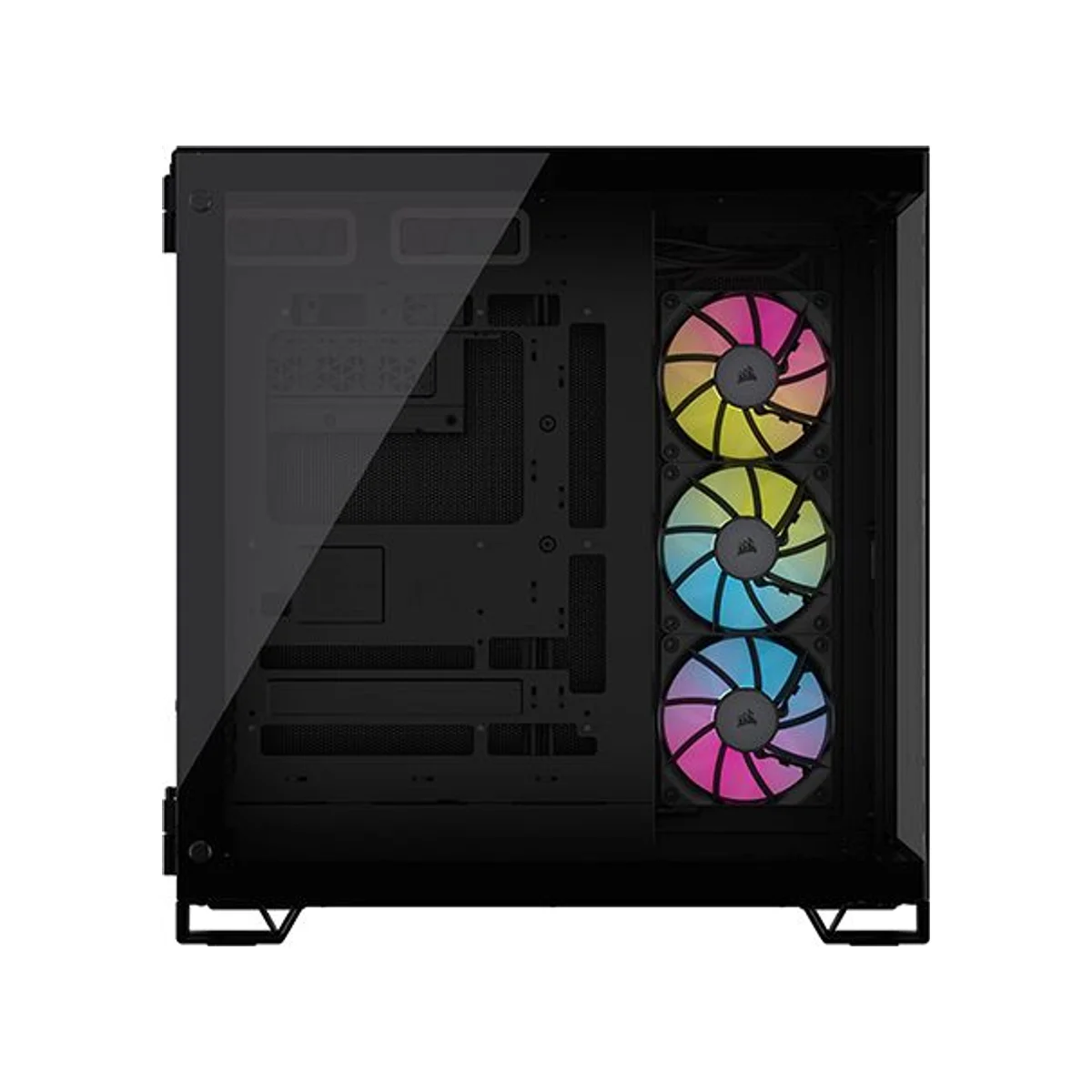 Corsair 6500X Dual Chamber RGB Gaming Case - Black - CC-9011269-WW view 2