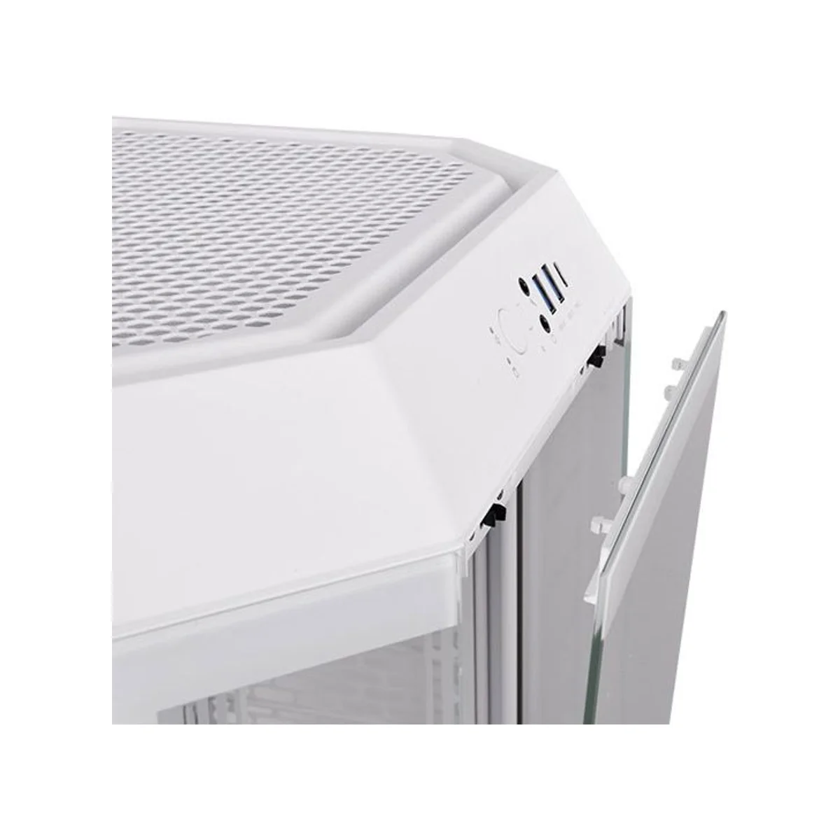 Thermaltake The Tower 300 Micro-ATX Gaming Case - Snow - CA-1Y4-00S6WN-00 view 3