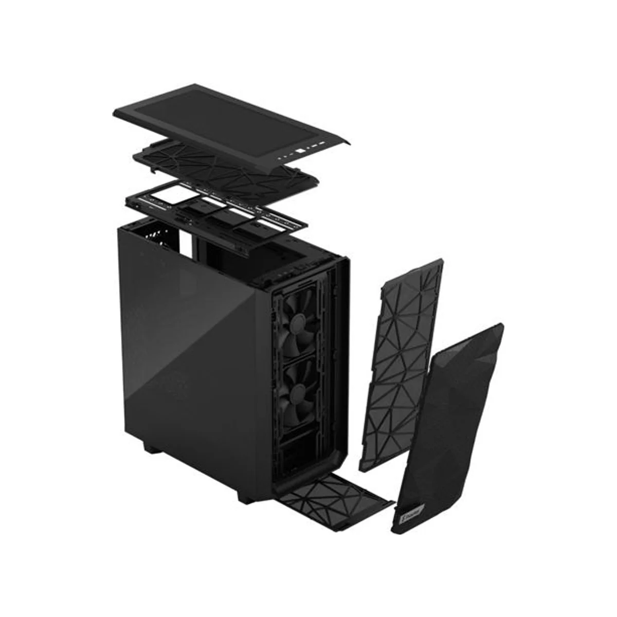 Fractal Meshify 2 Compact Dark Tint Mid Tower ATX Gaming Case - Black - FD-C-MES2C-02 view 5