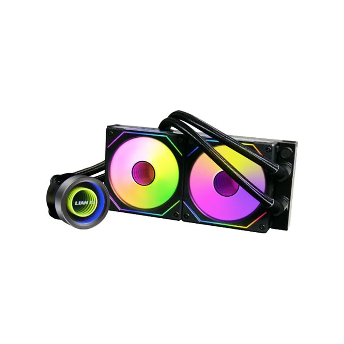 LIAN LI Galahad II Trinity SL-INF 240mm Liquid CPU Cooler - Black (High Density Radiator, Daisy-Chainable ARGB Fan, Fluid Dynamic Bearing) - GA2T24INB