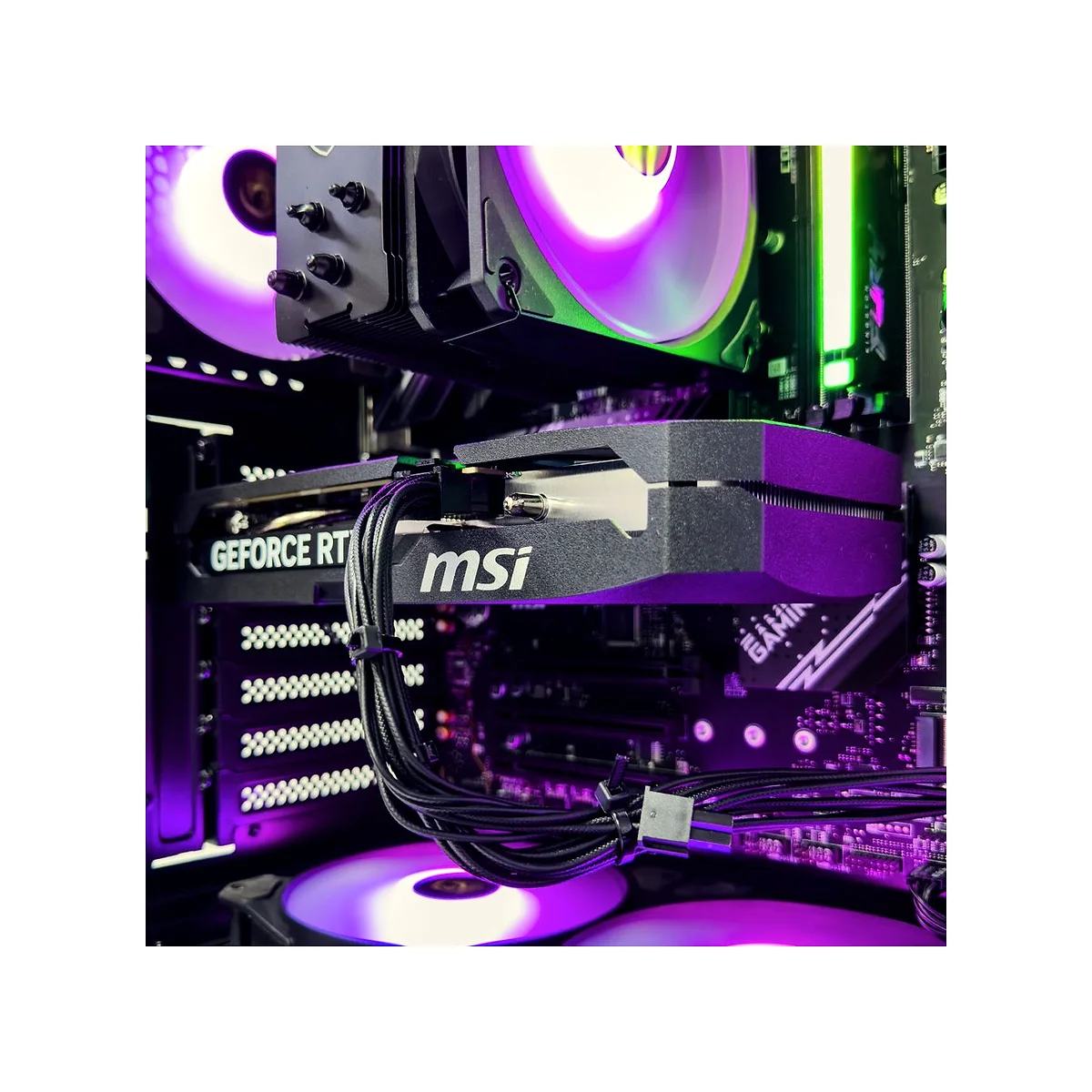 Gaming PC Ember (Core i5-14400F, 16 GB DDR5 RAM, RTX 5060 Ti 8GB GPU) - Powered by MSI view 6