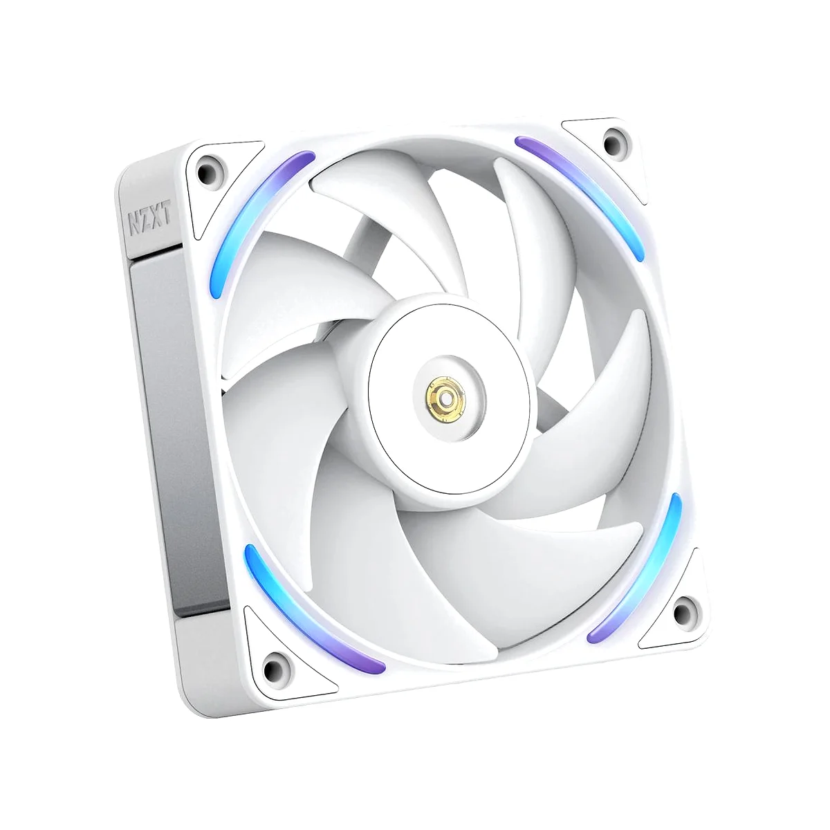 NZXT F120X RGB 120mm PWM Single Fan - White - RF-U12PN-W1