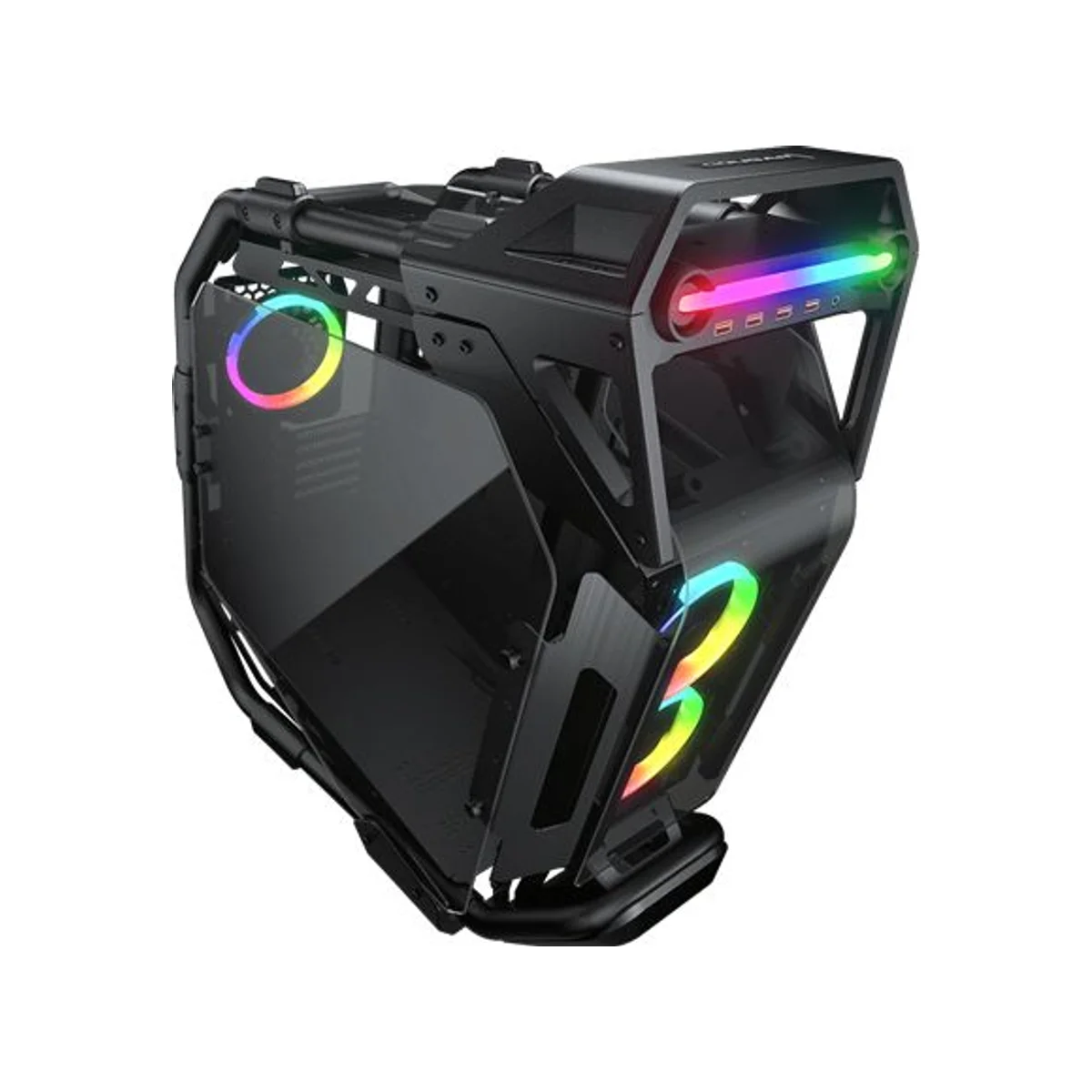 Cougar Cratus Tempered Glass E-ATX Mid-Tower Gaming Case - Black - 385LMS0.0001