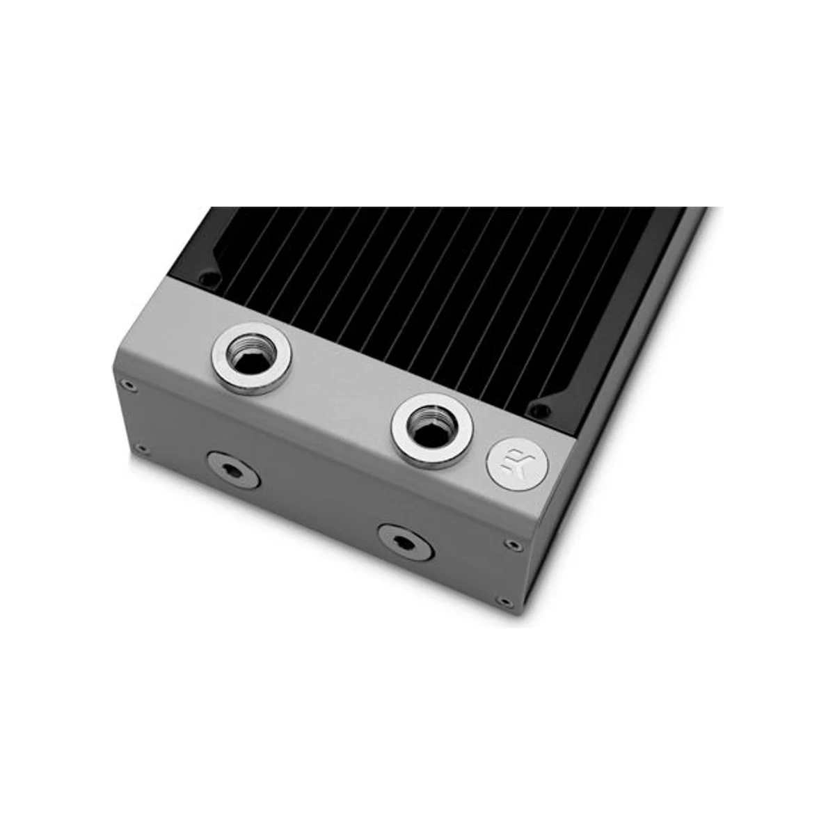 EKWB EK-Quantum Surface X360M PC Cooler Radiator - Black (58mm Thick, 18 FPI, G1/4" Ports) - 3831109838730 view 2