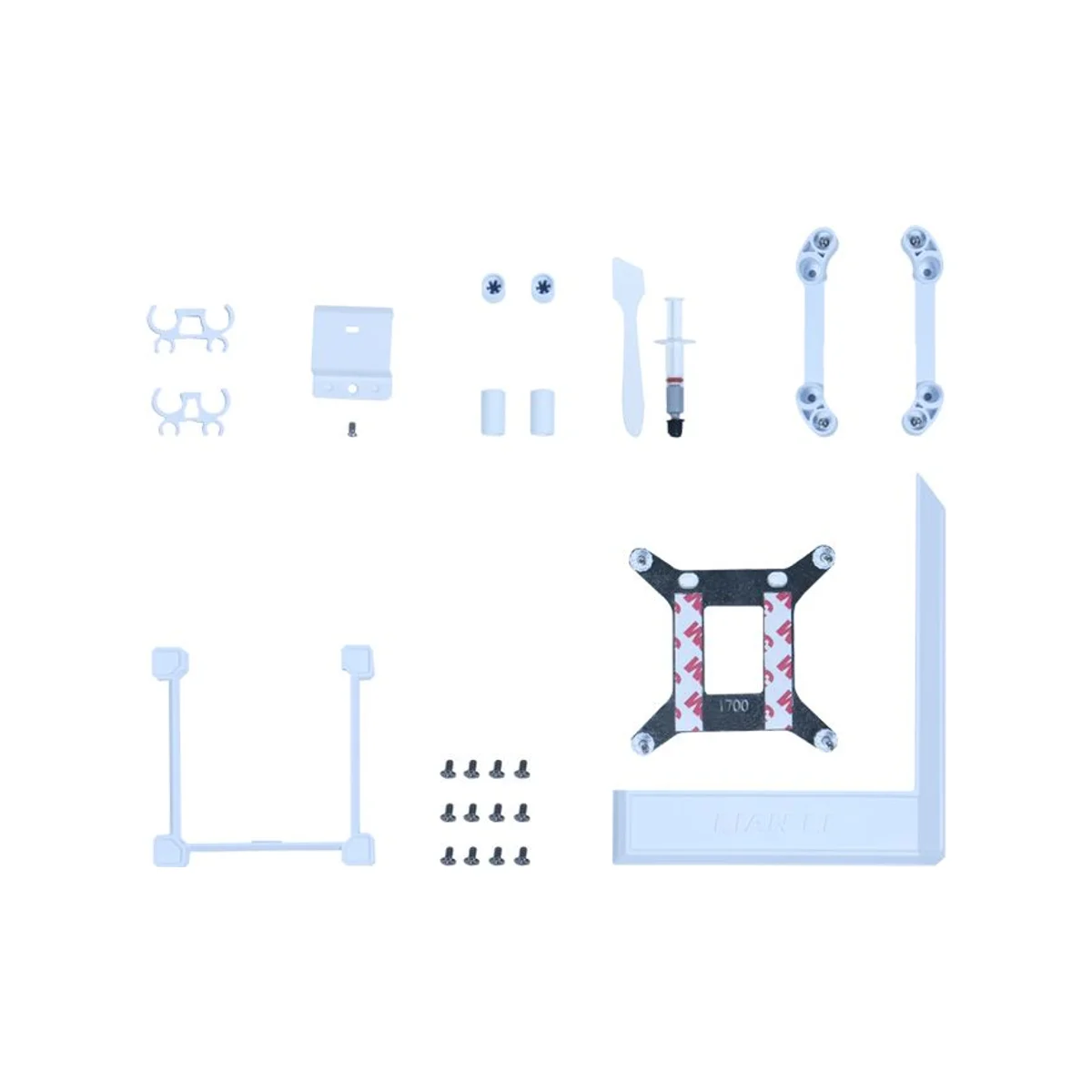 Lian Li Hydroshift LCD 360R AIO CPU Cooler - White (360mm Radiator, 2.88" LCD, 2400 RPM Fans) - HSLCD36RW view 2