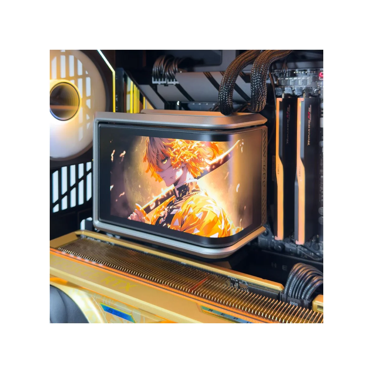 Gaming PC Golden Thunder (Ryzen 9 9950X3D, 64GB DDR5, RTX 5090 32GB) - Gaming_PC_Golden_Thunder view 6