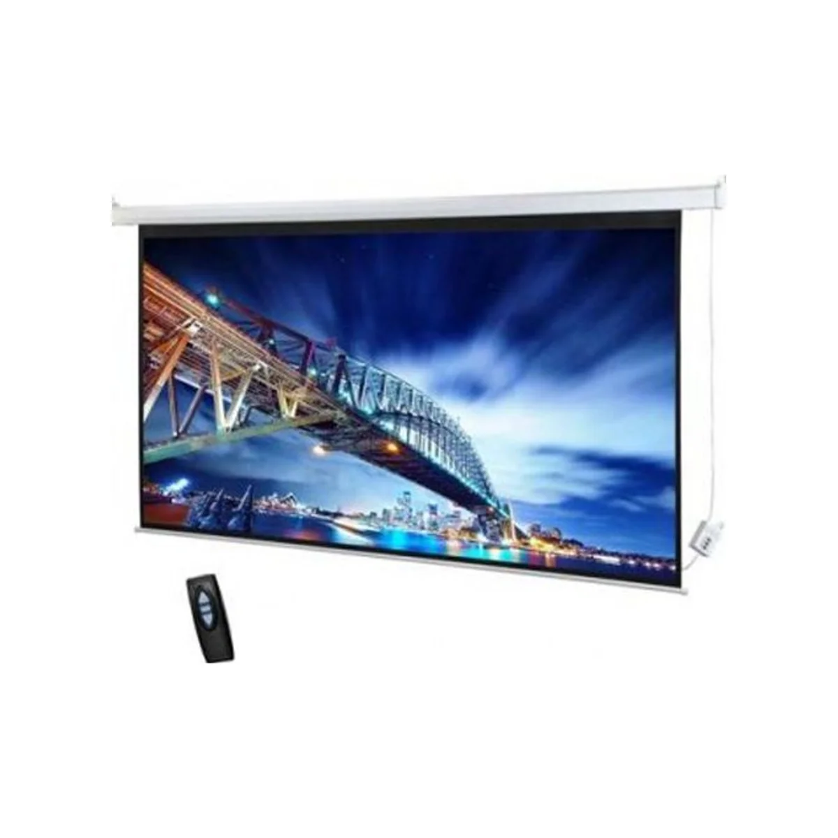 IVIEW E100 Electrical Screen Projector 200cm x 150cm (100" Diagonal, RF Remote, Wall/Ceiling Mount) - iViewE100