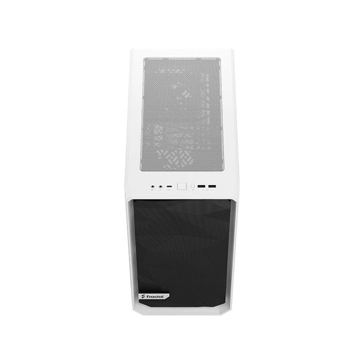 Fractal Meshify 2 Mini White TG clear tint Micro ATX Mid Tower Case (White, mATX, Up to 7 Fans, Tempered Glass) - FD-C-MES2M-02 view 7