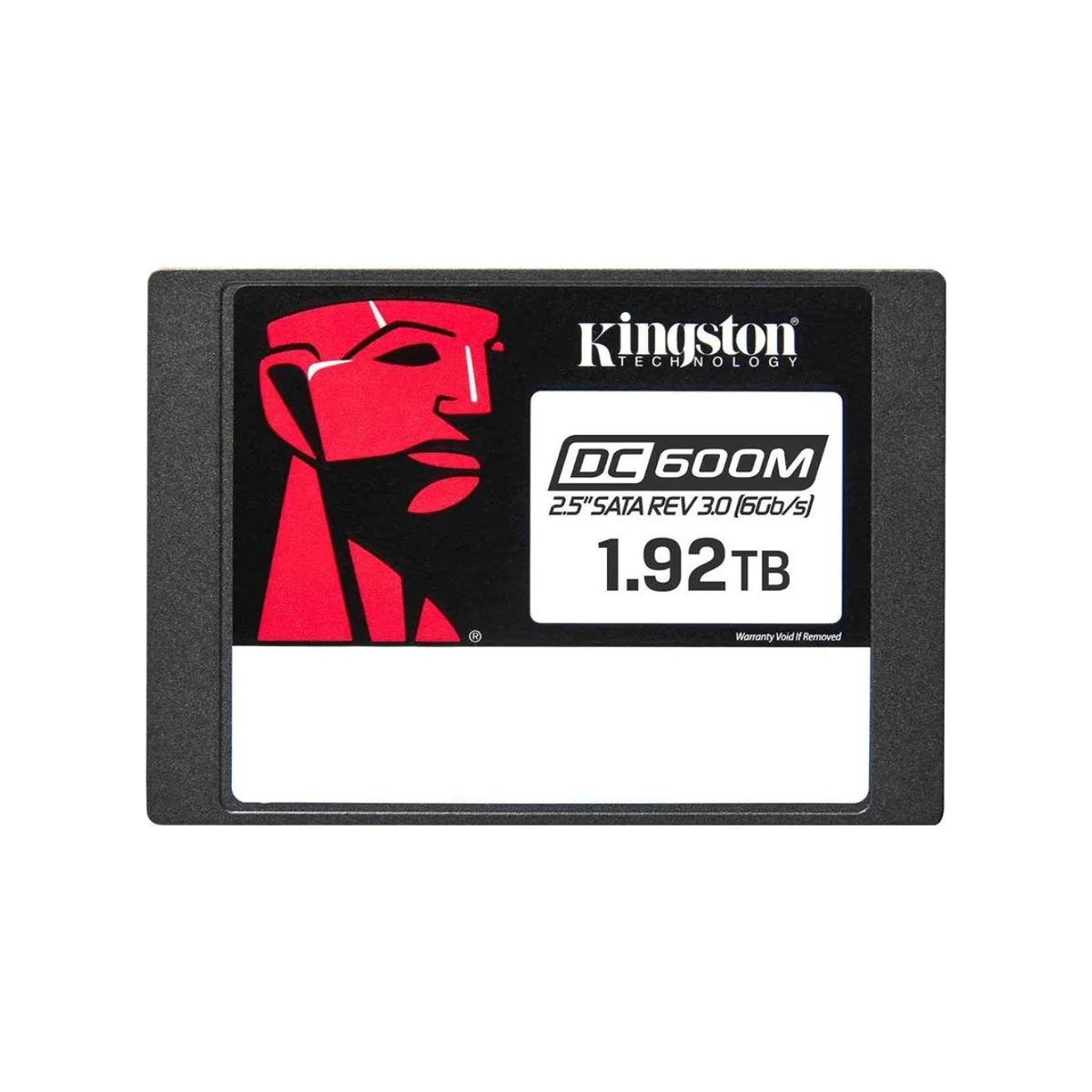 Kingston DC600M 2.5” 1.92 TB SATA Enterprise SSD (Black, 560MB/s Read, 530MB/s Write, 1 DWPD) - SEDC600M/1920G view 2