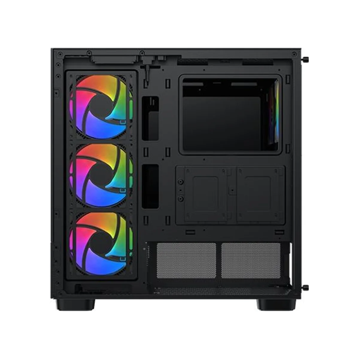 Xigmatek Endorphin Air V2 Tempered Glass ARGB ATX Gaming Case - Black - EN41822 view 5