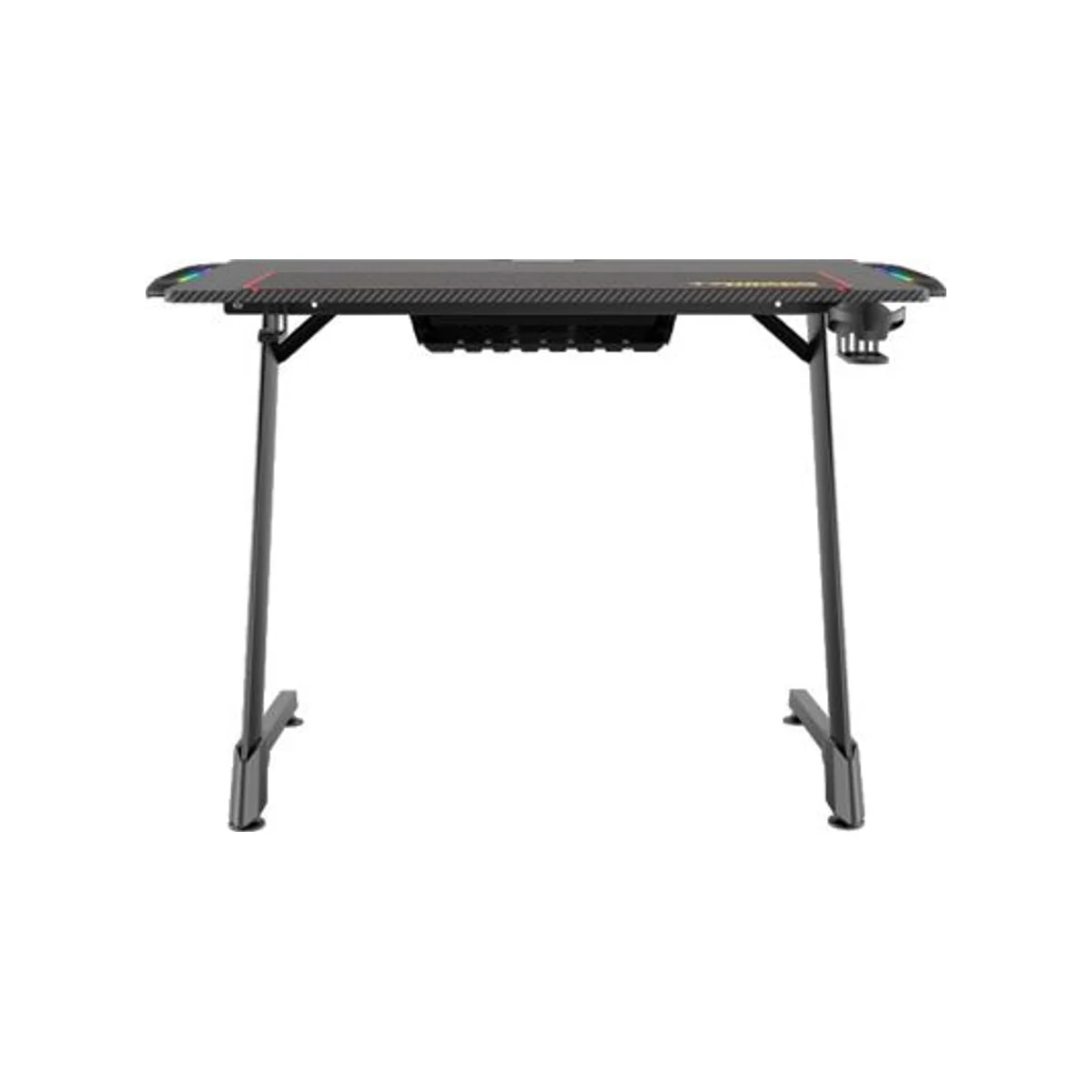 TWISTED MINDS Z Shaped RGB Carbon Fiber Gaming Desk - TM-Z-1060-RGB view 2