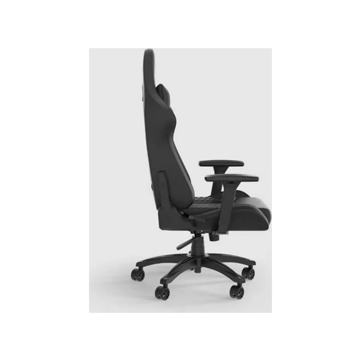 CORSAIR TC100 RELAXED Leatherette Gaming Chair Black/Black (2D Armrests, 160° Recline, 10cm Gas Lift) - CF-9010050-WW view 5