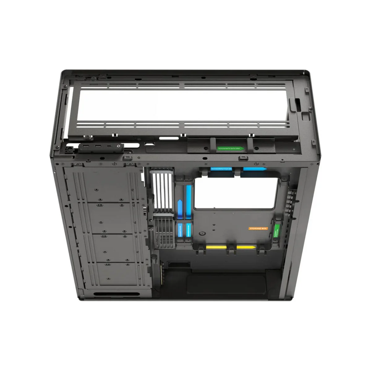 HAVN HS 420 VGPU Airflow Dual-chamber Mid-Tower Gaming Case - Black - HVN-CA-HS420-08 view 4