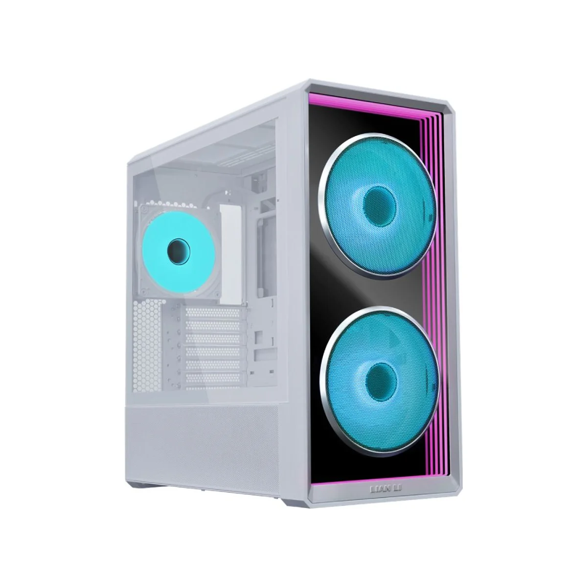 Lian Li LANCOOL 217 SSI-EEB Tempered Glass E-ATX Mid-Tower Gaming Case - White - G99.LAN217INFW.00