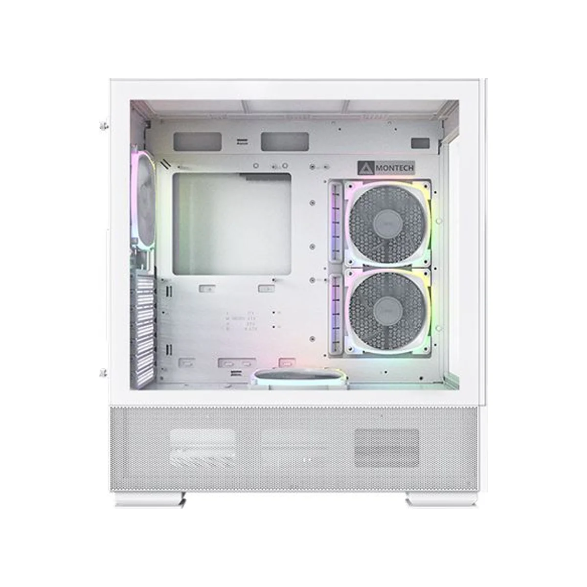 Montech Sky Two Airflow Mid-Tower Gaming Case - White - M-SKY-TWO-W view 3