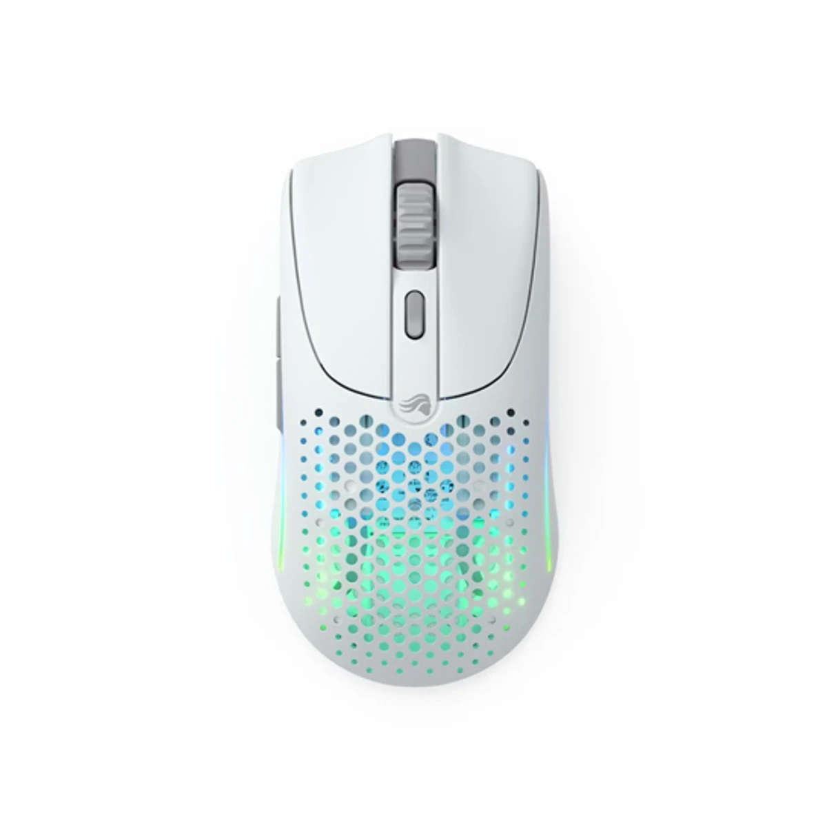 Glorious Model O 2 Wireless RGB Optical Gaming Mouse - Matte White (Lightweight, 80M Click Switches, 110hr Battery, BAMF 2.0 Sensor) - GLO-MS-OWV2-MW