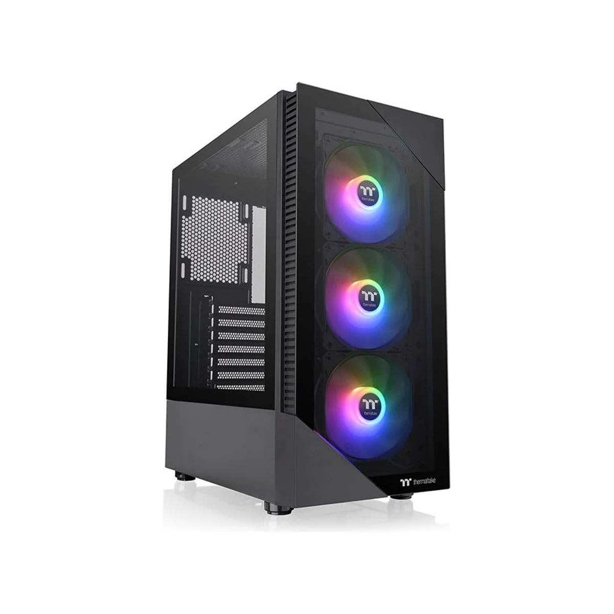 Thermaltake View 200 Tempered Glass ARGB ATX Gaming Case - Black - CA-1X3-00M1WN-00 view 2