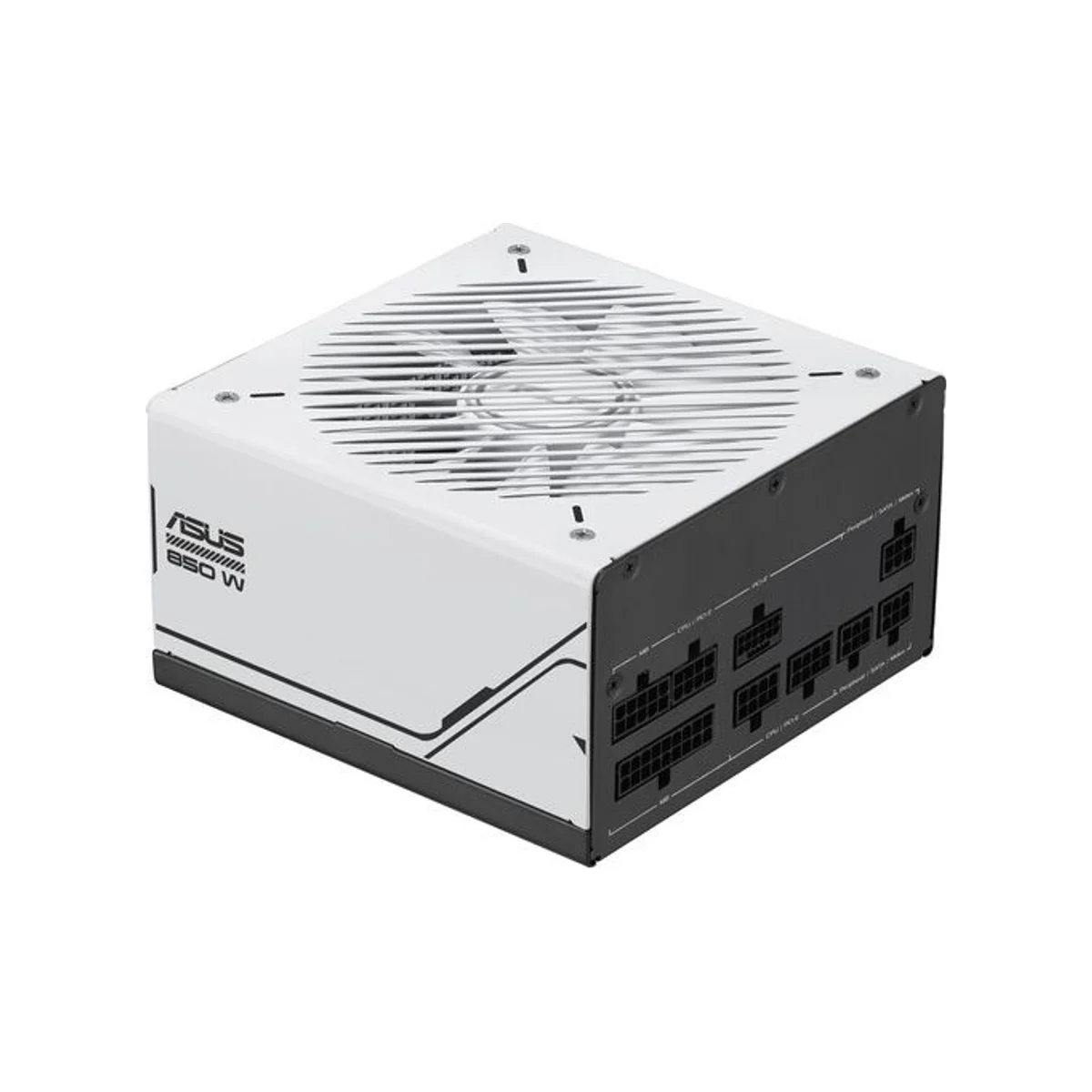 ASUS Prime 850W 80 PLUS GOLD Modular ATX Power Supply - White - White - 90YE00U0-B0NB00 view 2