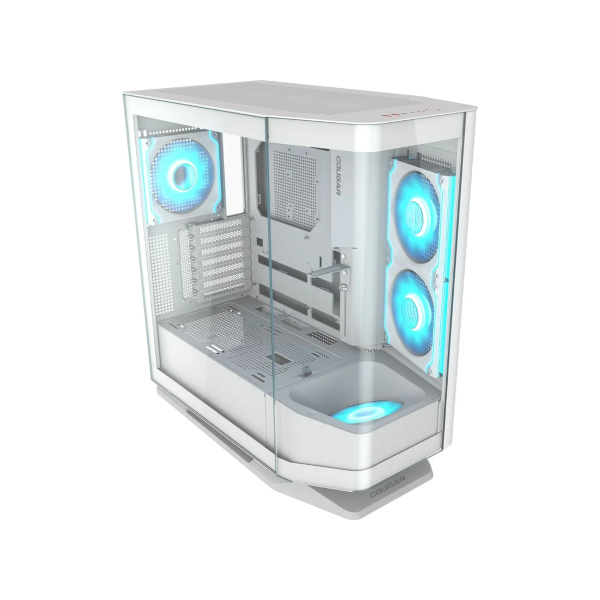 Cougar FV270 Glass RGB Panoramic E-ATX Gaming Case - White - Fv270-White-RGB view 2