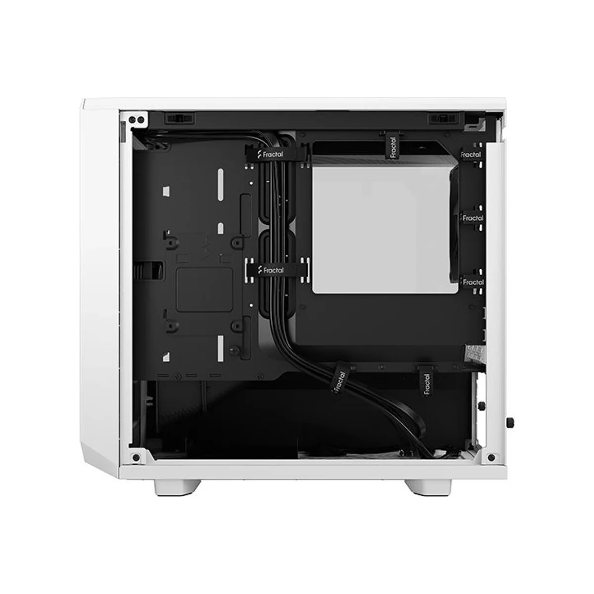 Fractal Meshify 2 Nano White TG Clear Tint Mini-ITX Computer Case (White, Tempered Glass) - FD-C-MES2N-02 view 6