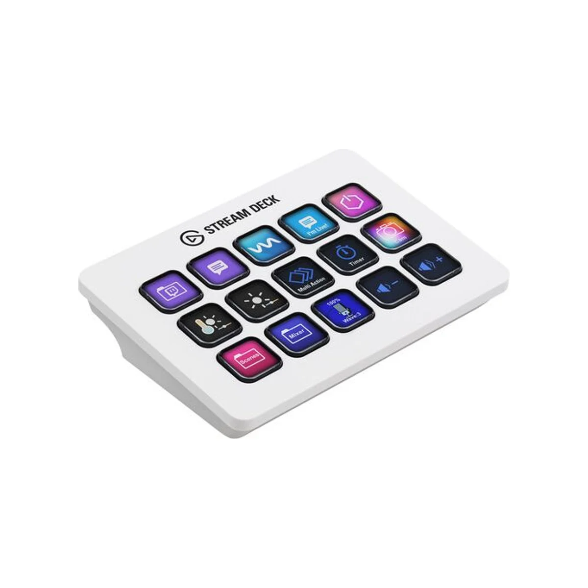 Elgato Stream Deck MK2 Programmable LCD Keys Stream Controller - White (15 LCD Keys, USB-A) - 10GBA9911 view 3