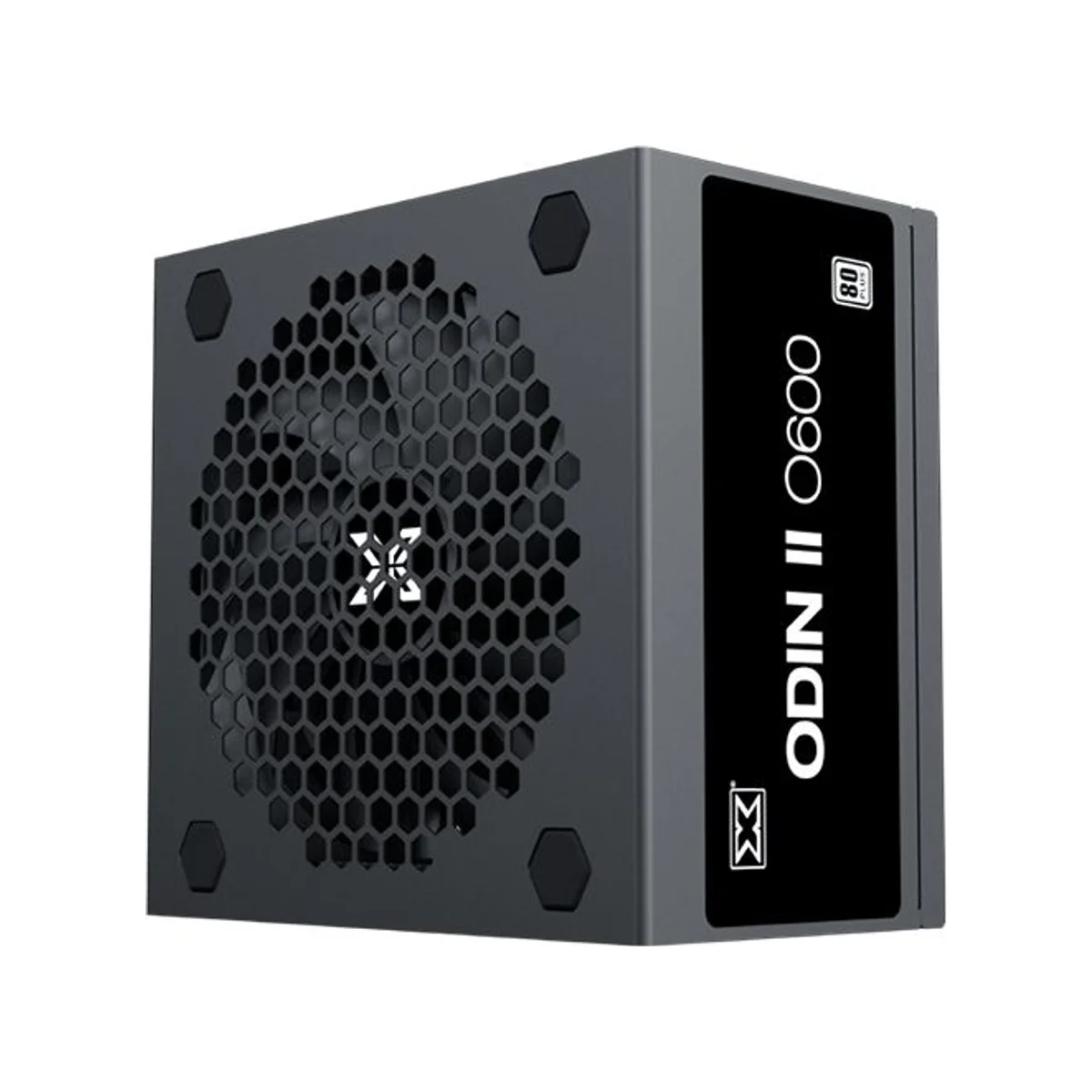XIGMATEK Odin II 600W 80 Plus Ultra-Efficiency ATX Power Supply - Black (120mm Fan, 4 Heatpipes, Intel/AMD Support) - EN45622