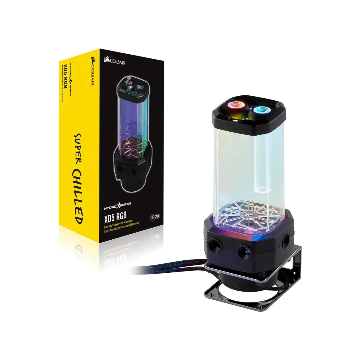 CORSAIR Hydro X Series XD5 RGB Pump/Reservoir Combo - Black - CX-9040002-WW