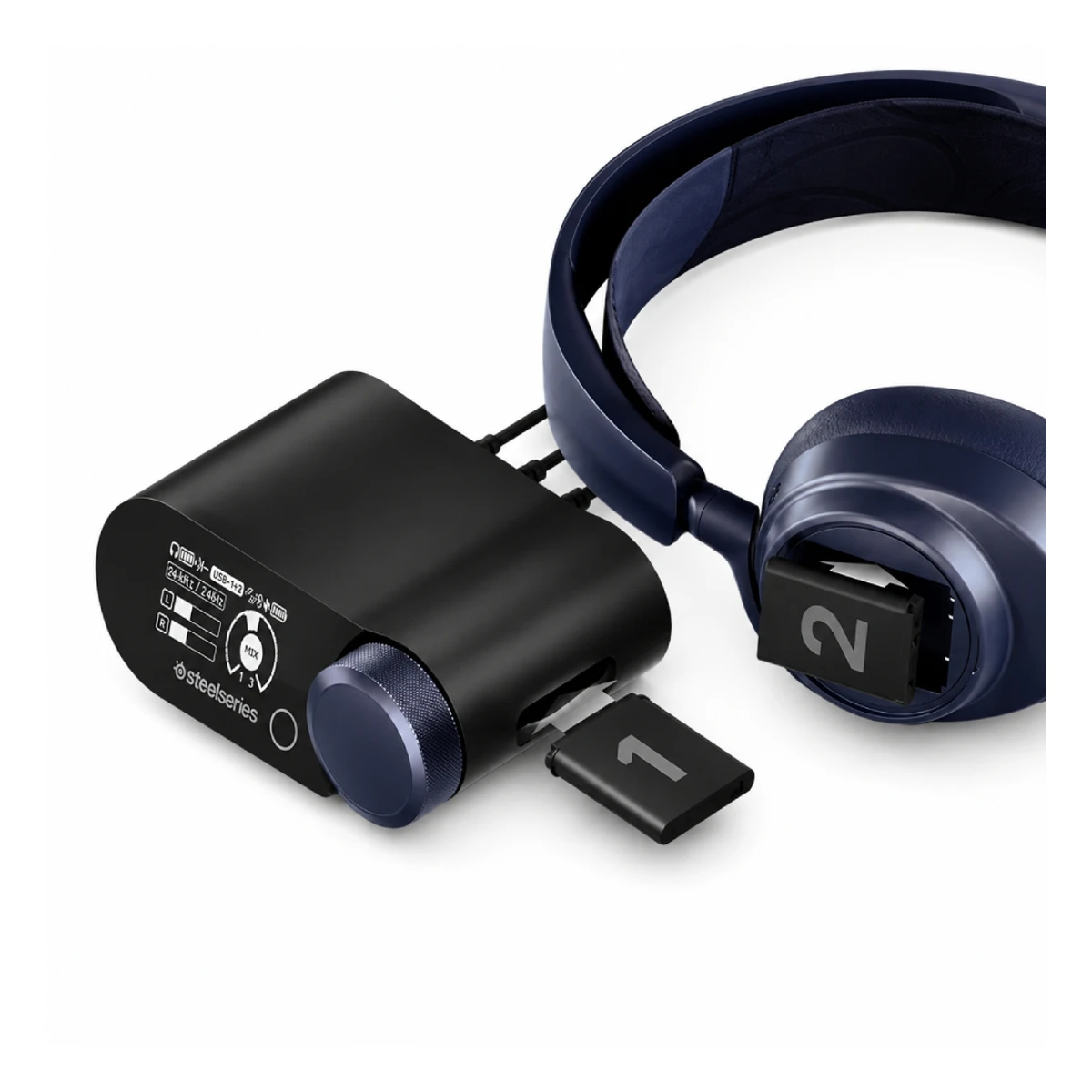 SteelSeries Arctis Nova Pro Omni Wireless Gaming Headset - Blue | 61723 view 2