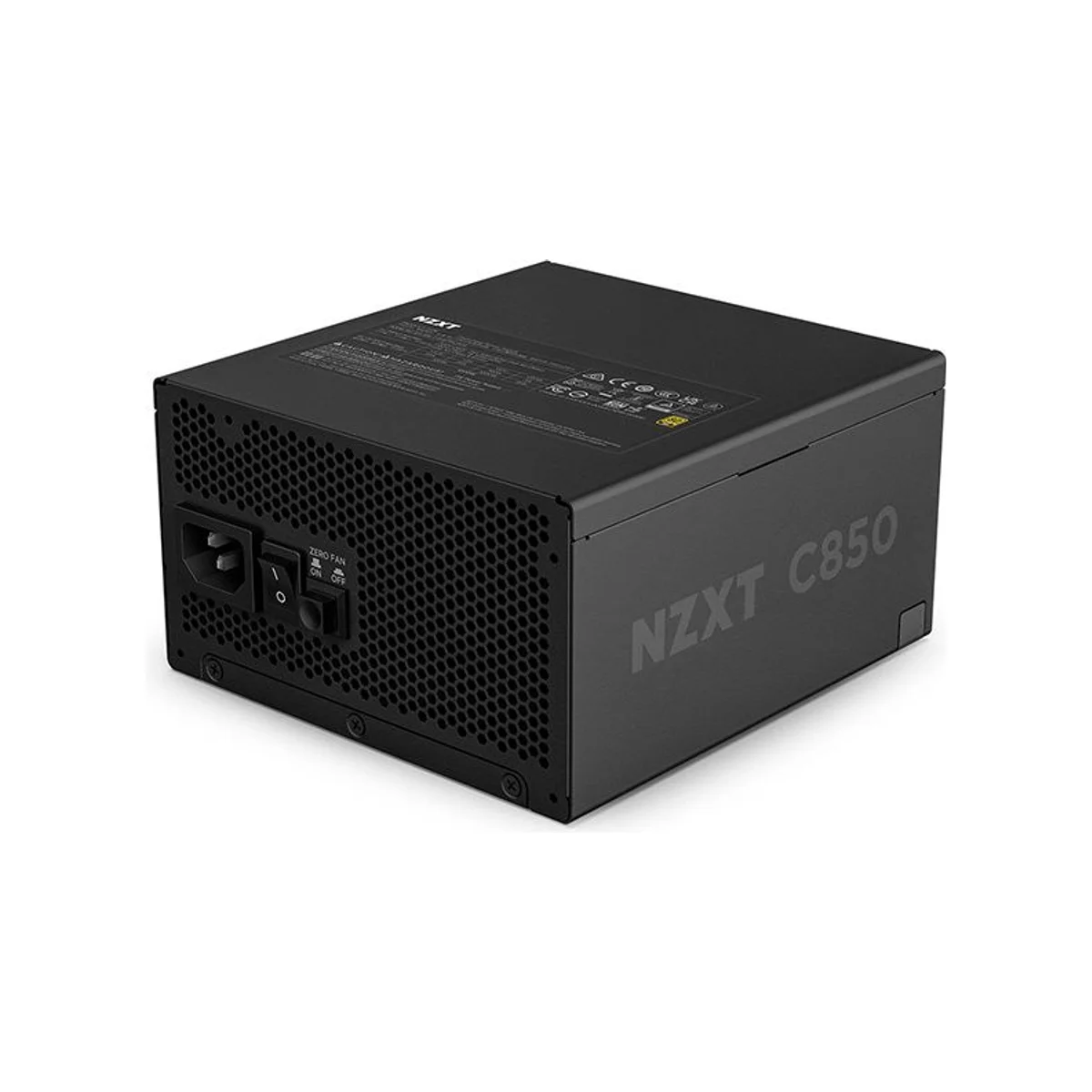 NZXT C Series 850W 80+ Gold ATX 3.1 Power Supply - Black - PA-8G2BB-UK view 3