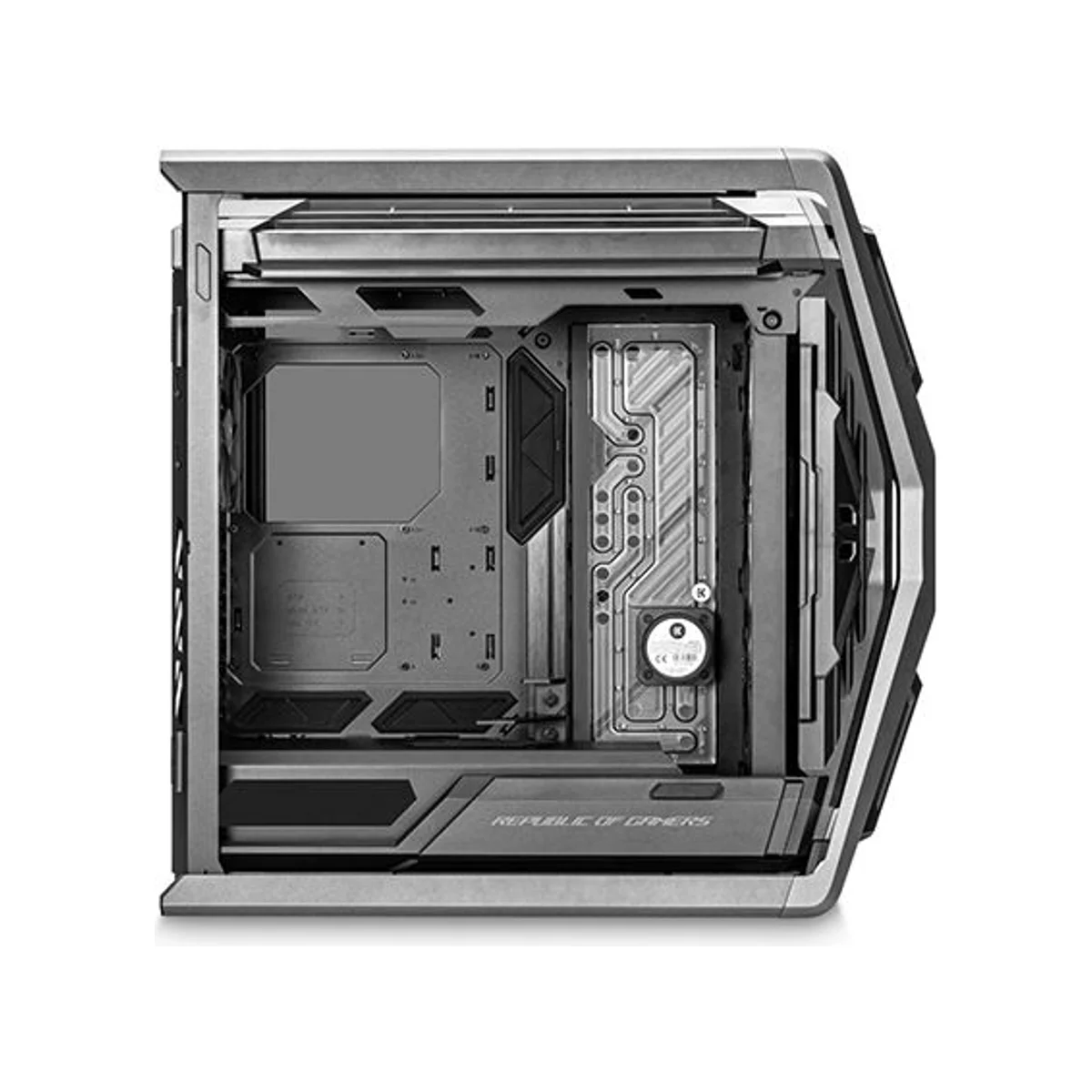 EKWB EK-Quantum Reflection² ROG Hyperion D5 PWM D-RGB - Plexi Distribution Plate - 3831109905715 view 4