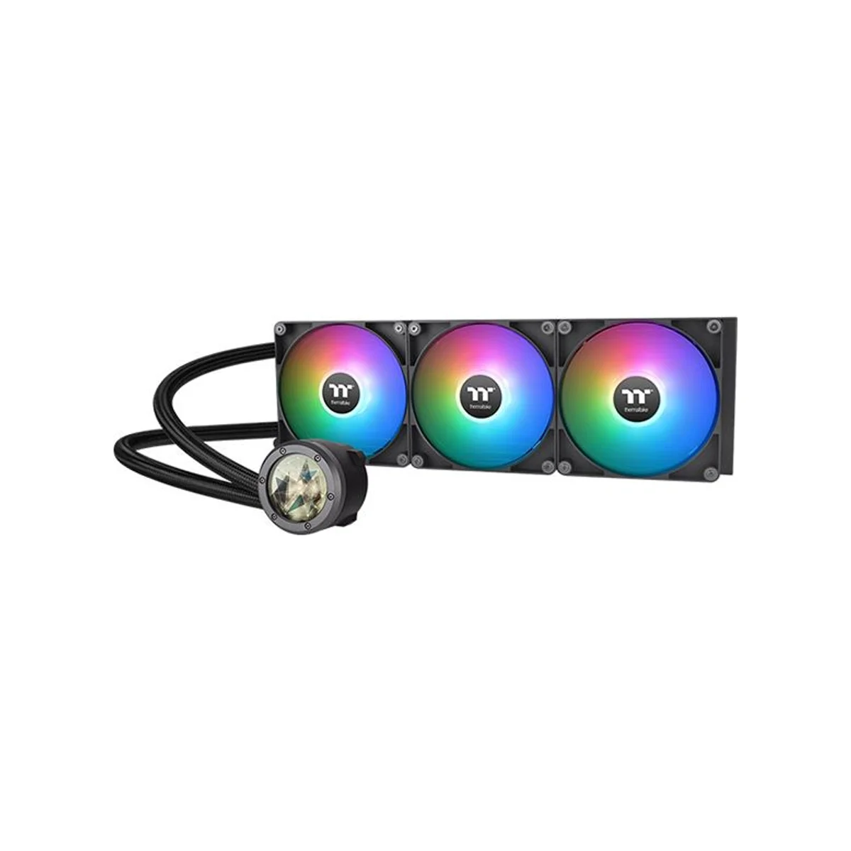 Thermaltake TH420 V2 Ultra ARGB Sync AIO CPU Liquid Cooler - Black - CL-W386-PL14SW-A