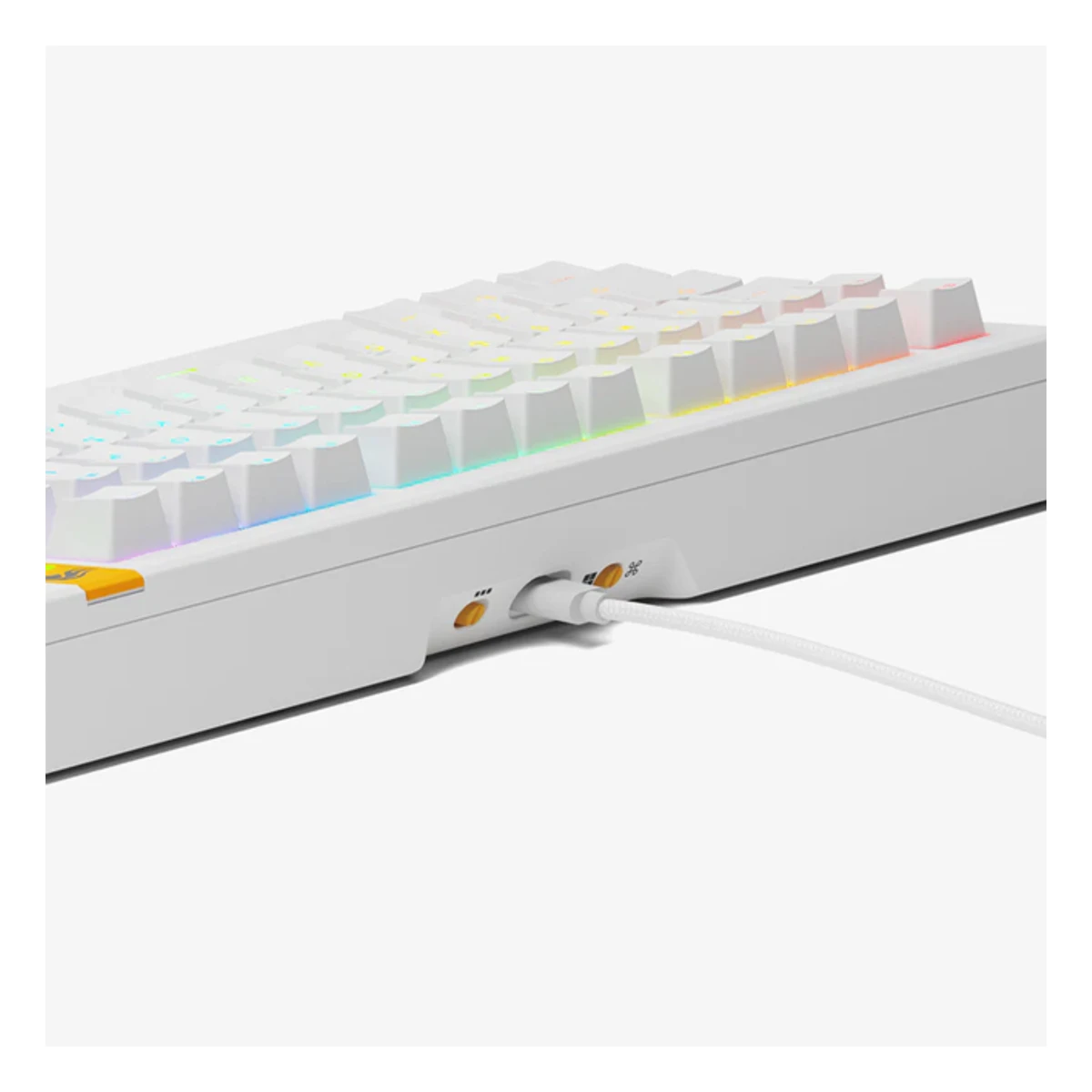 Glorious GMMK 3 HE 75% Prebuilt Wired US Keyboard - White | GMMK3-75-HE-W-W view 5