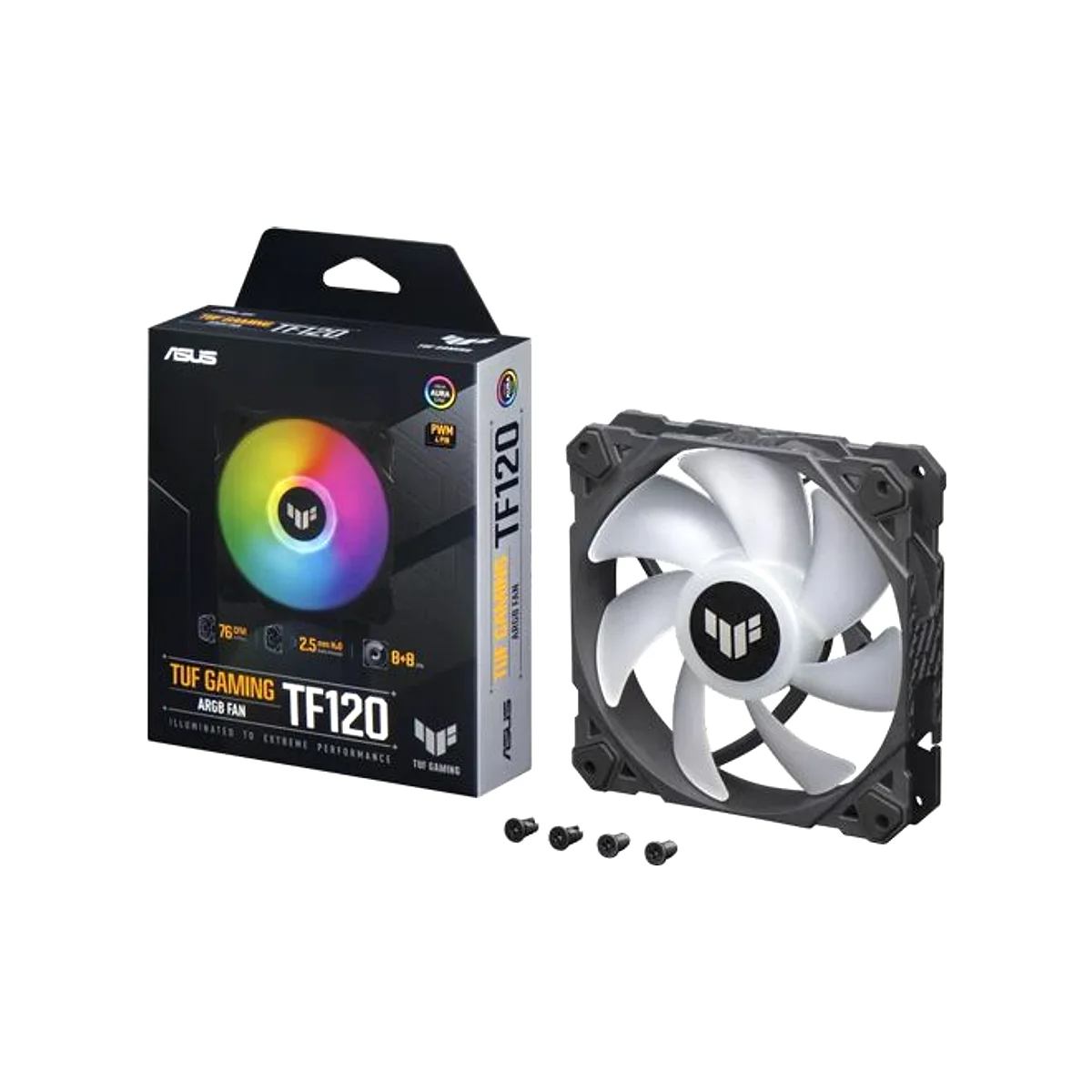 Asus TUF Gaming TF120 ARGB Fan - Single Pack - 90DA0030-B09000 view 4