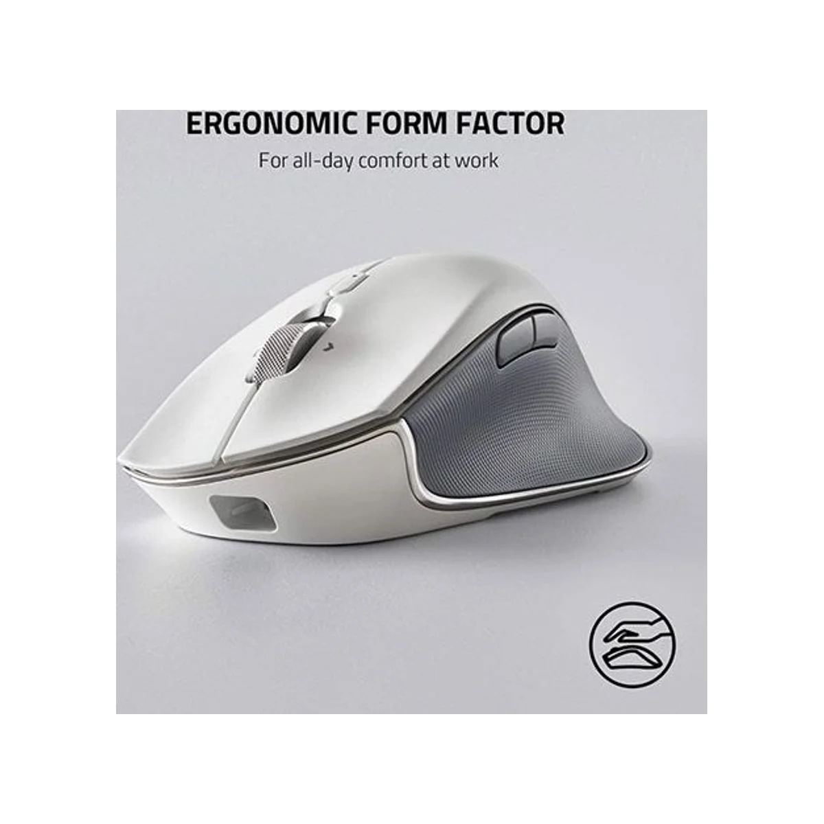 Razer Pro Click Humanscale Wireless Mouse (Right-Handed, 16000 DPI, Up to 400 Hrs Battery Life) - RZ01-02990100-R3M1 view 5